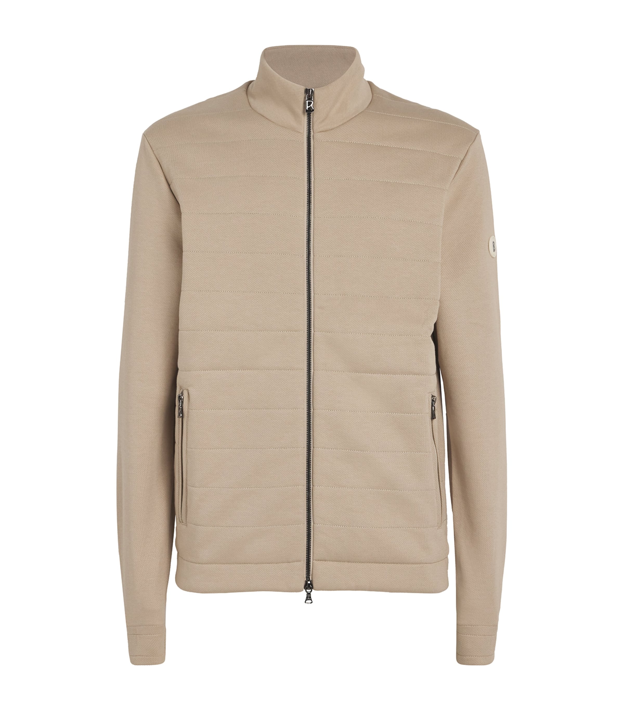 Bogner Jersey Padded Jayden Jacket In Beige