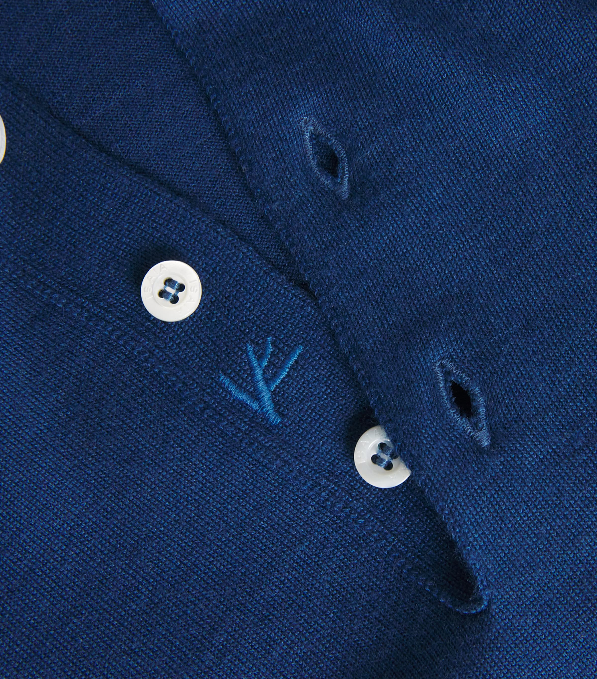 Cashmere-Silk Knit Polo Shirt 792 Image 5