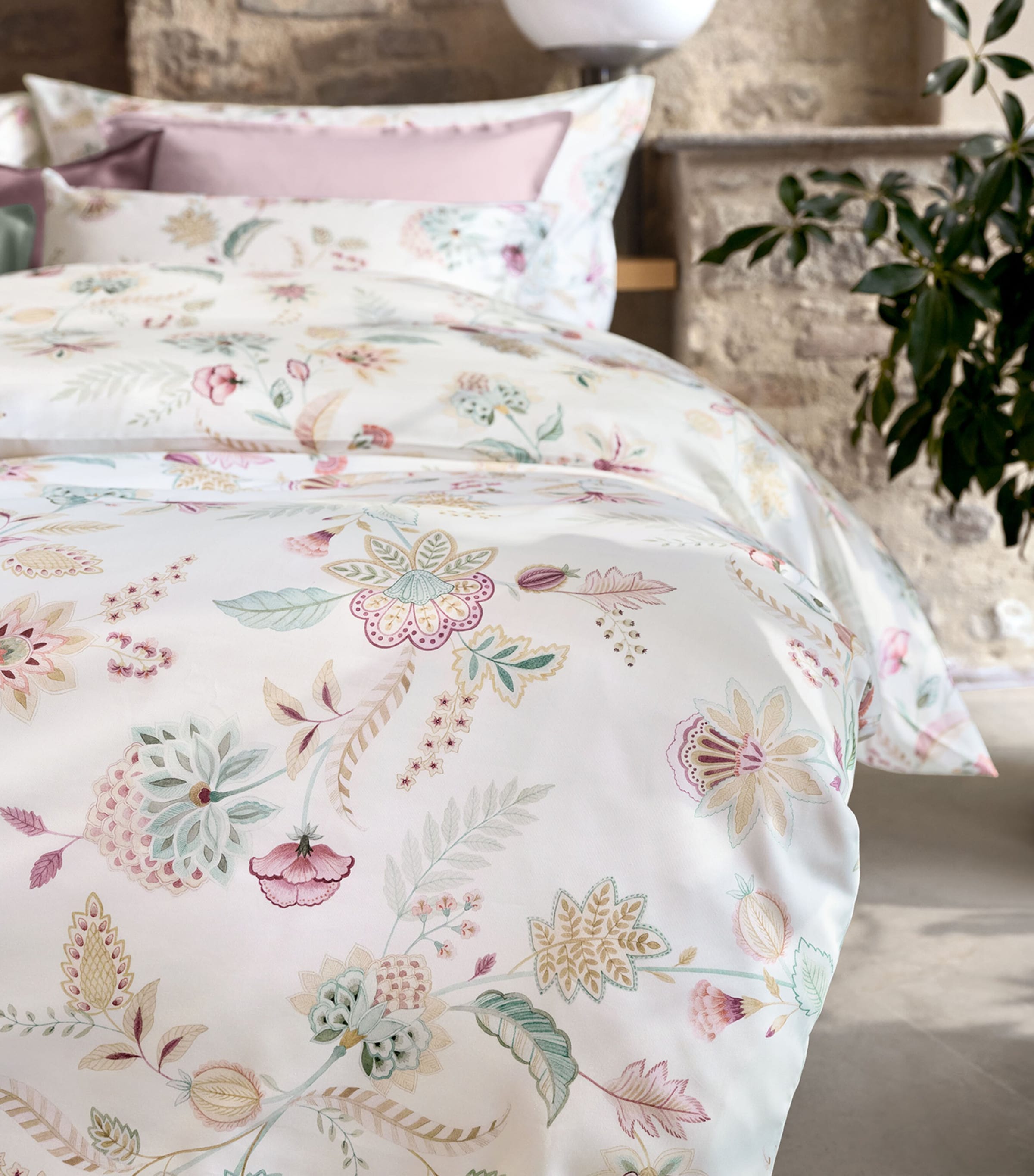 Schlossberg Cotton Ima-Noblesse King Duvet Cover (230cm x 220cm) Blanc Image 2
