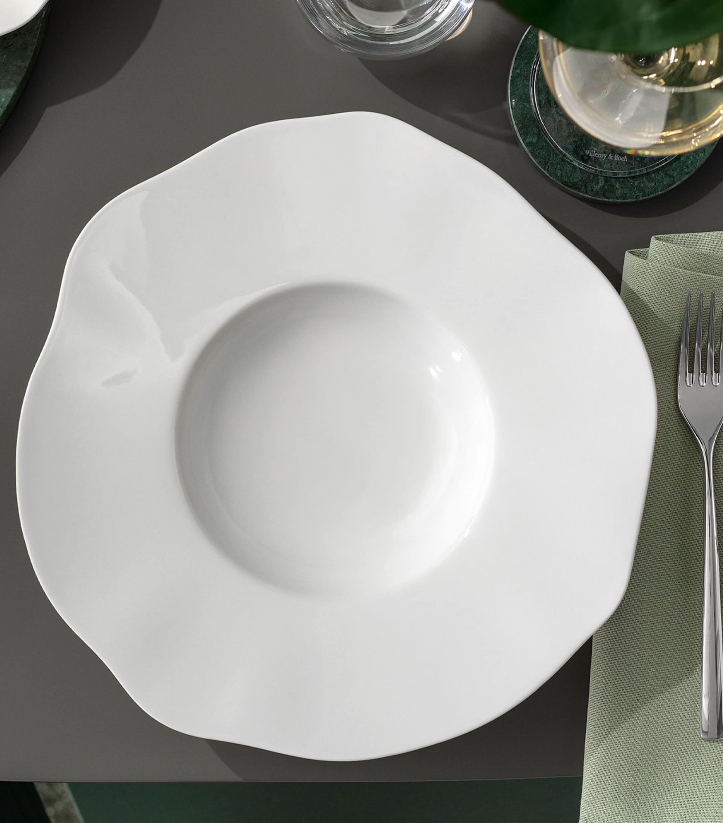 Villeroy & Boch Porcelain Pura Pasta Plate (29cm) White Image 2