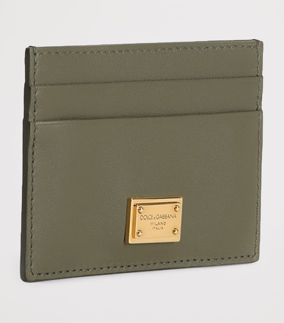 Plongé Calfskin Card Holder 80560-DARK GREE Image 2
