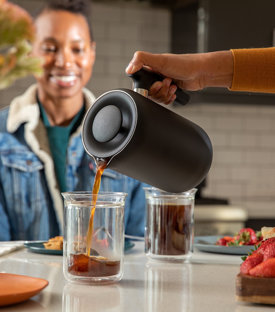 Stainless Steel Clara Cafetiere BLACK / WOOD Image 7