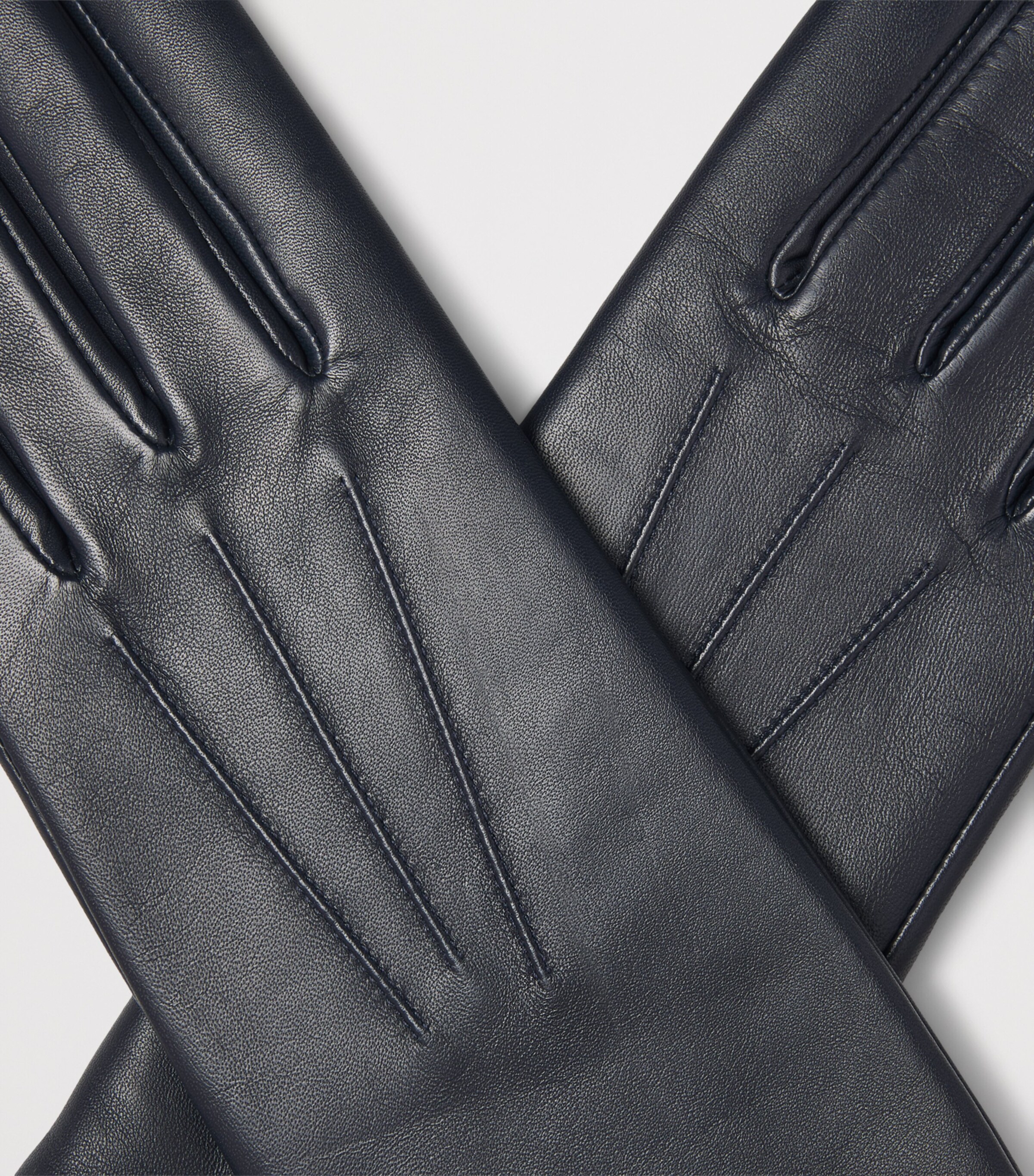 Aspinal Of London Leather Gloves Navy Image 5