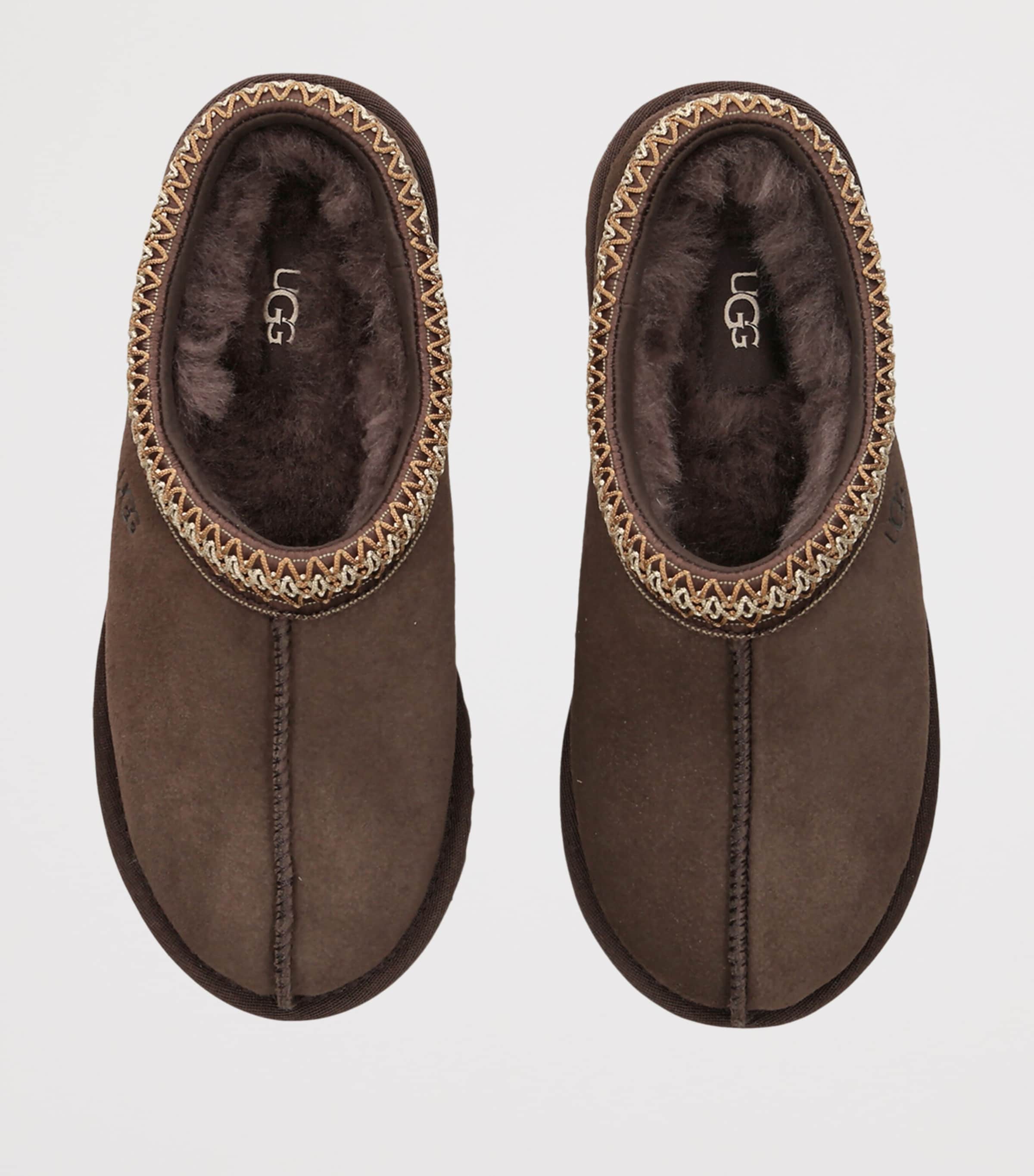 UGG Suede Tasman II Slippers Dark Brown Image 3