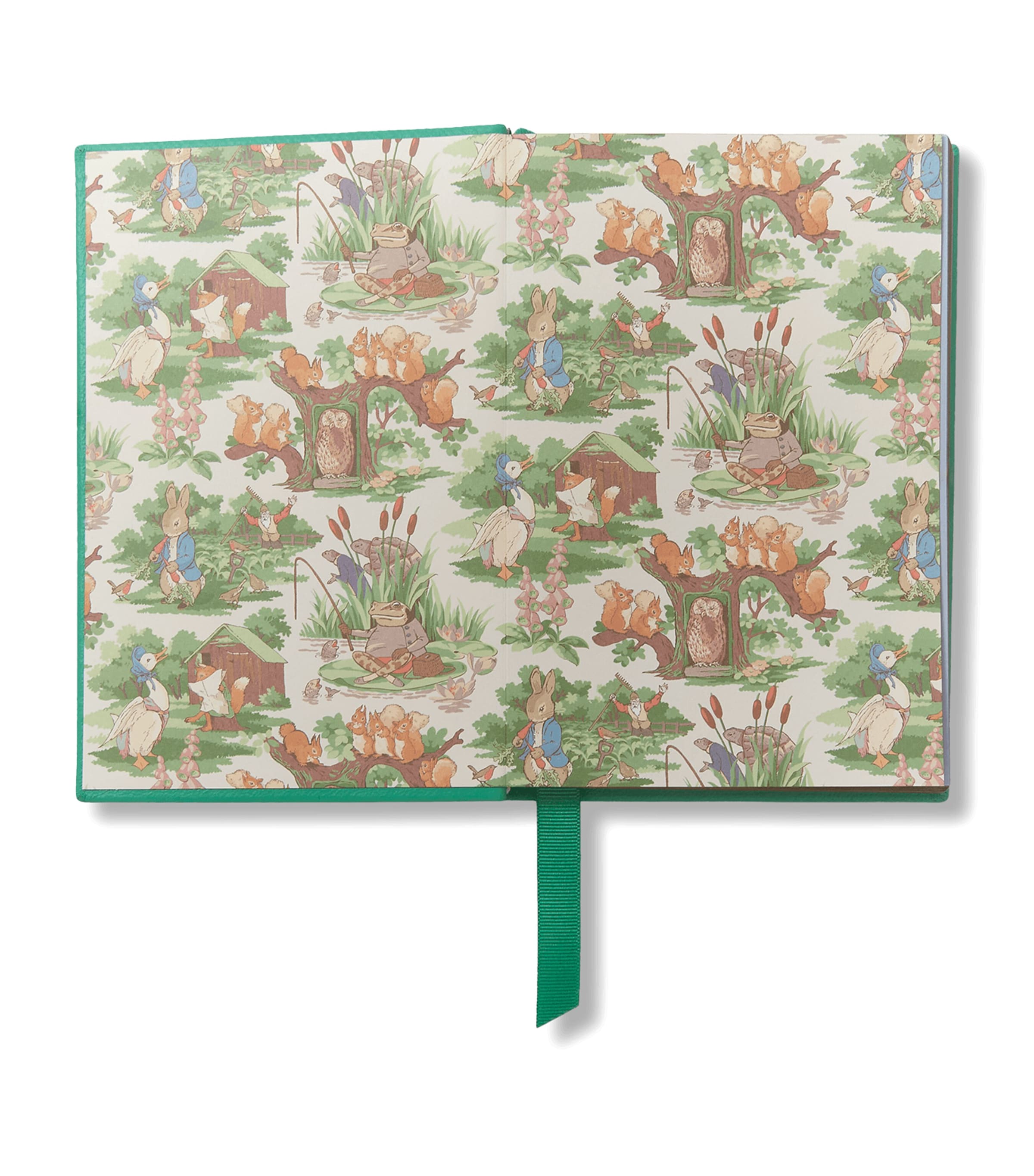 Smythson x Peter Rabbit Panama Leather Notebook Sherbet Image 2