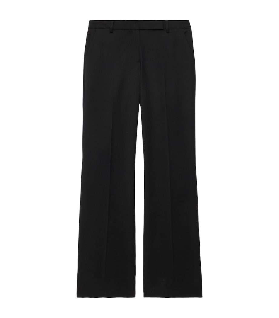 AllSaints Womens Solace Bootcut Trousers Black Image 1