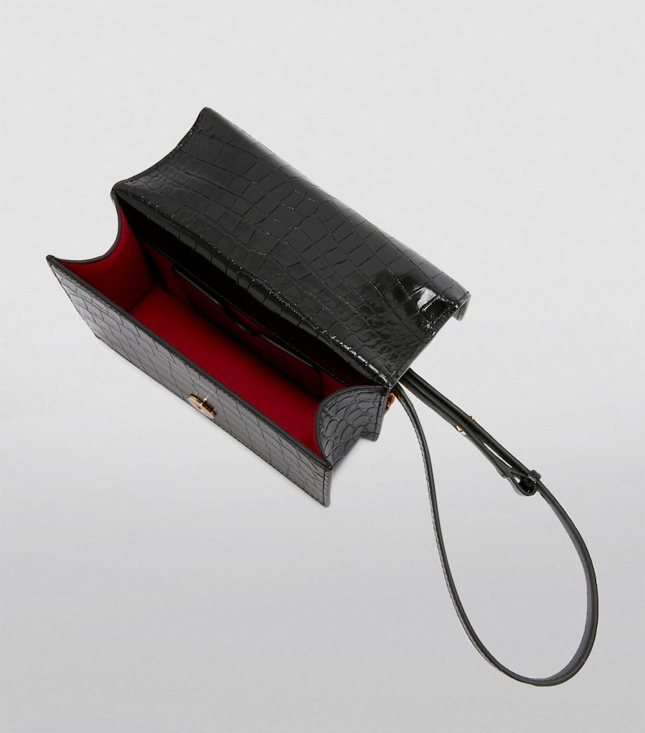 Leather Jewelled Satchel 1001 Image 4