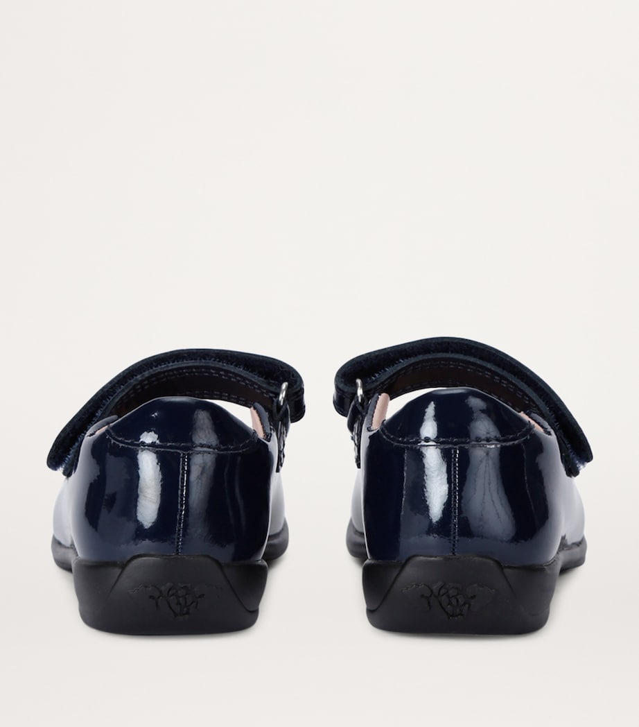 Lelli Kelly Patent Leather School Shoes Navy Image 2