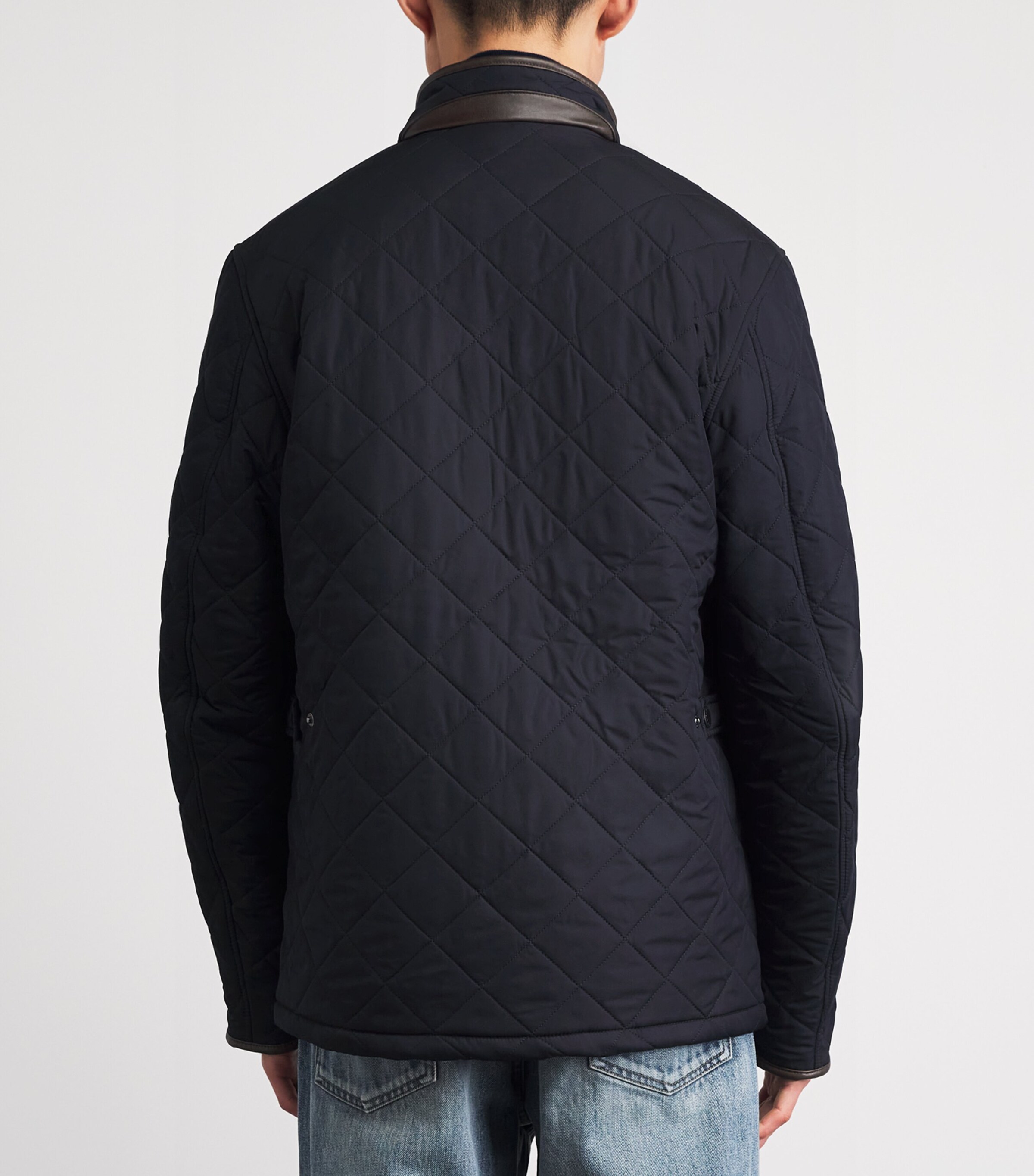 Quilted Powell Jacket NAVY Image 11