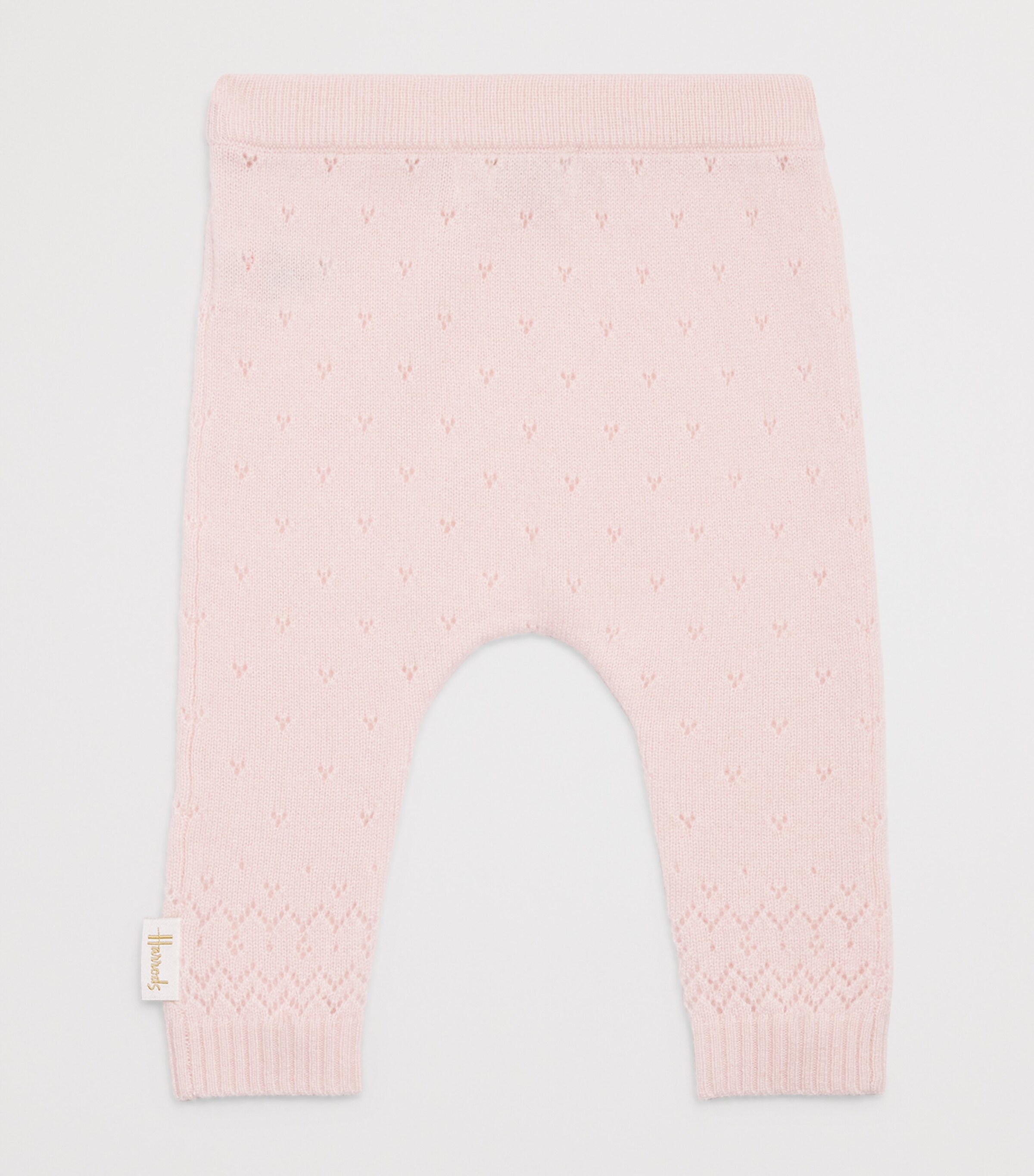 Cashmere Cable-Knit Trousers (0-18 Months) PINK Image 2