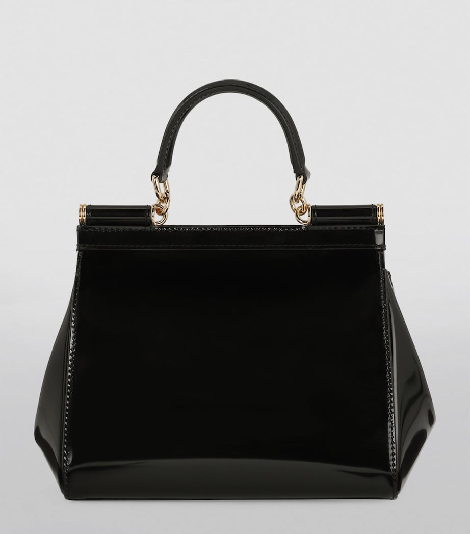 Medium Sicily Top-Handle Bag 80999-BLACK Image 4