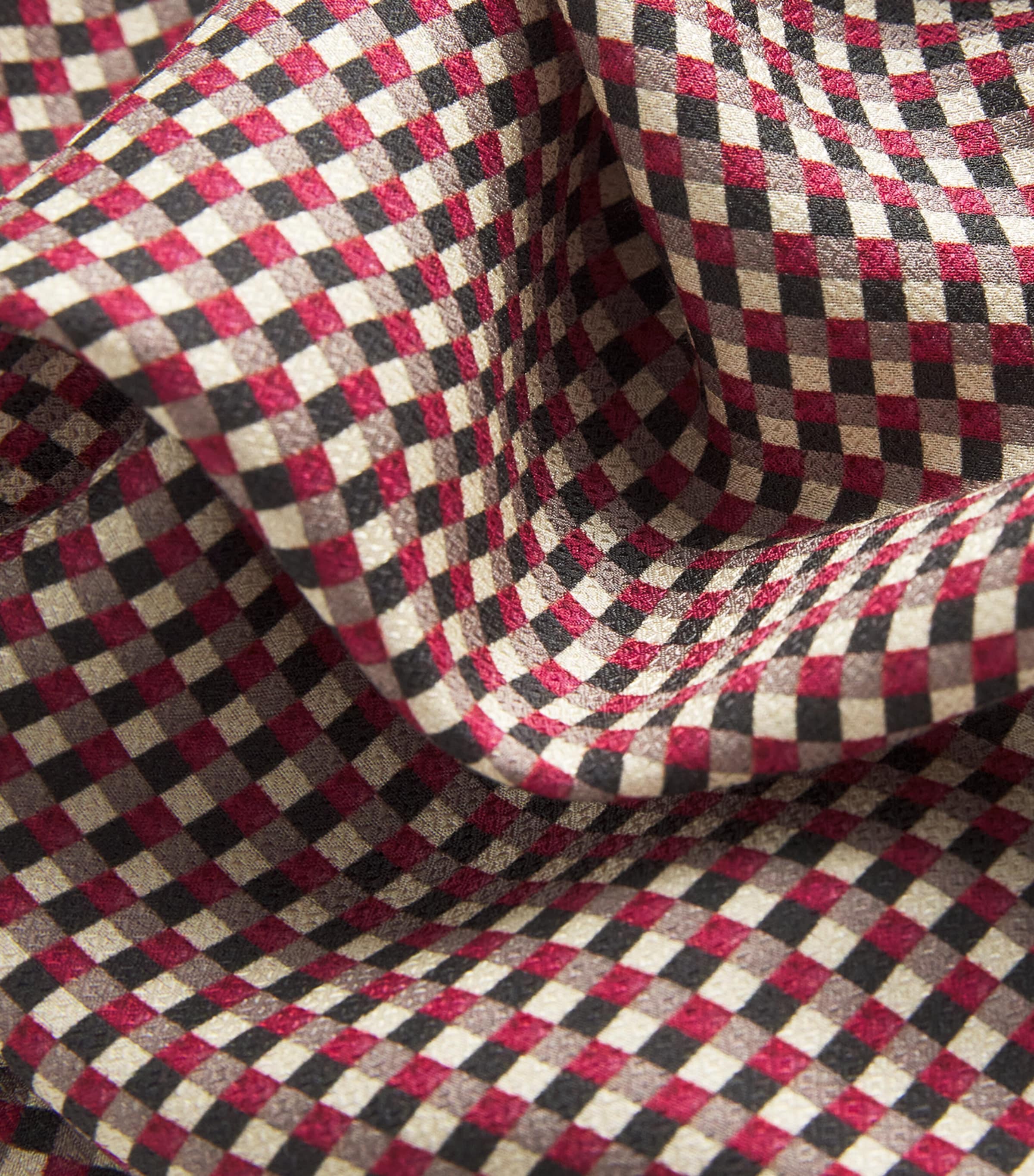 Silk-Blend Polka-Dot Adele Blouse RUBY COMBO Image 5