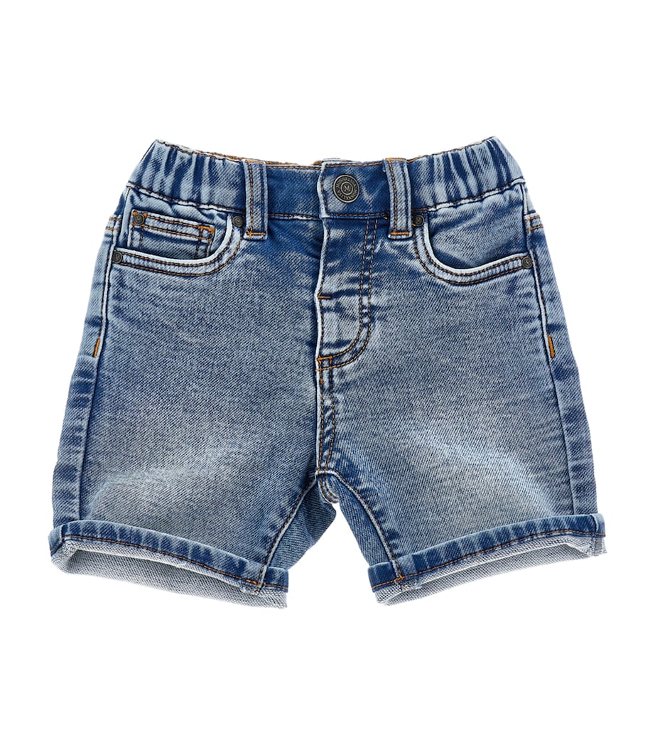Denim Bermuda Shorts (3-36 Months) VINTAGE DENIM Image 1