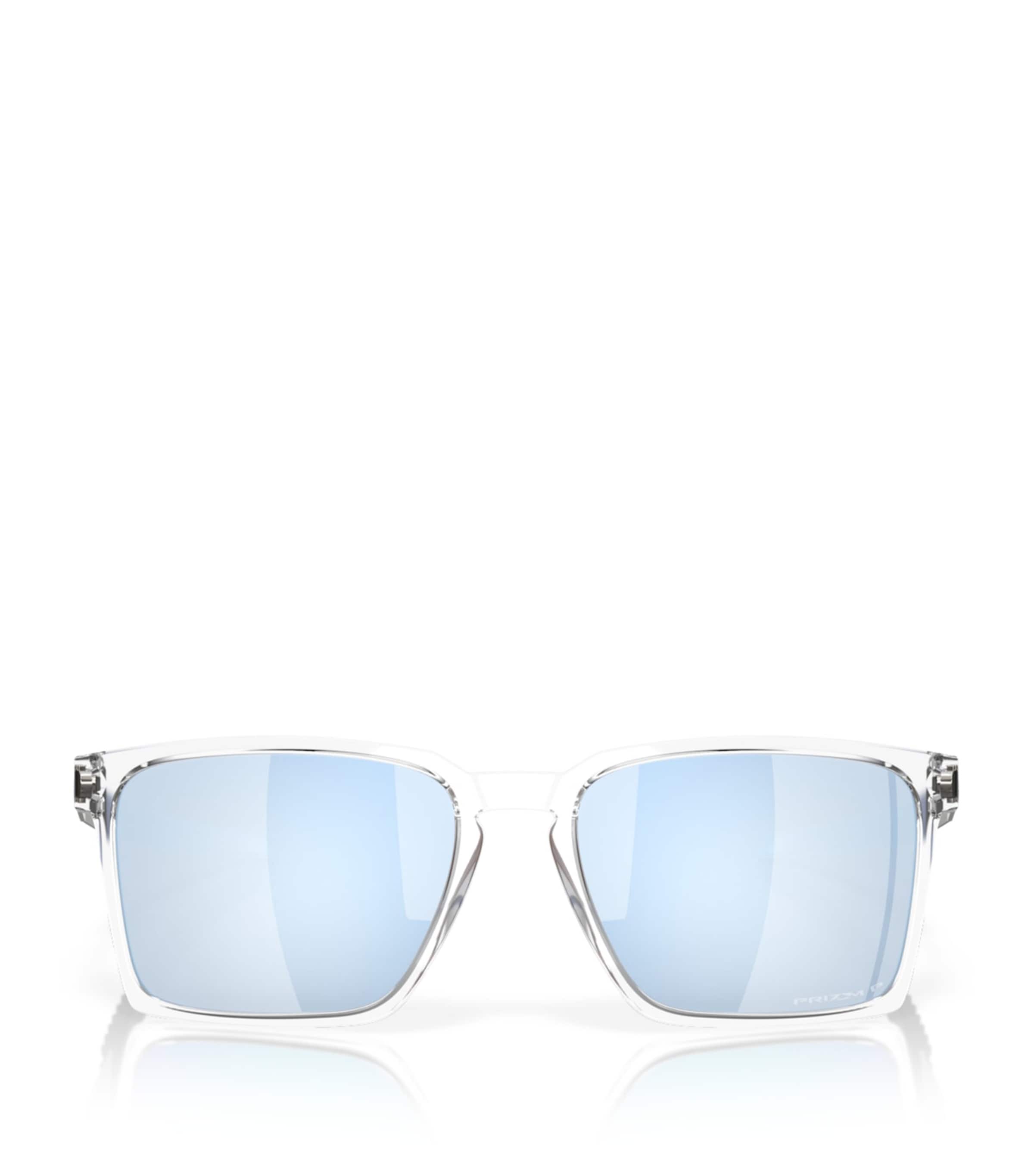 Oakley Exchange Sun Rectangle Sunglasses Clear Image 1