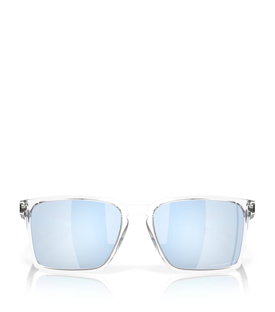 Oakley Exchange Sun Rectangle Sunglasses Clear Image 1