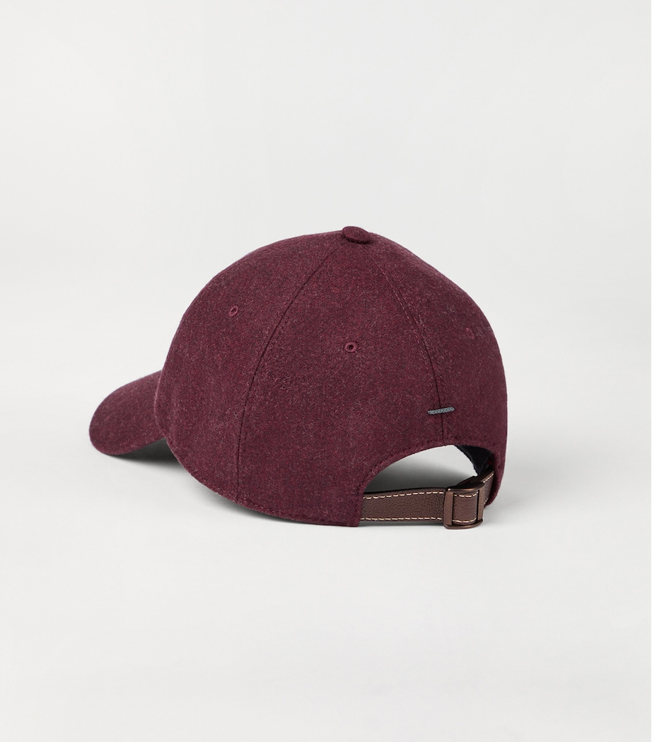 Wool Flannel Baseball Cap CNT14 Image 3