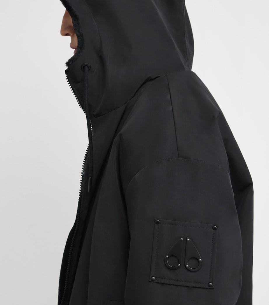 Reversible Roland Bunny Bomber Jacket BLACK - 292 Image 7