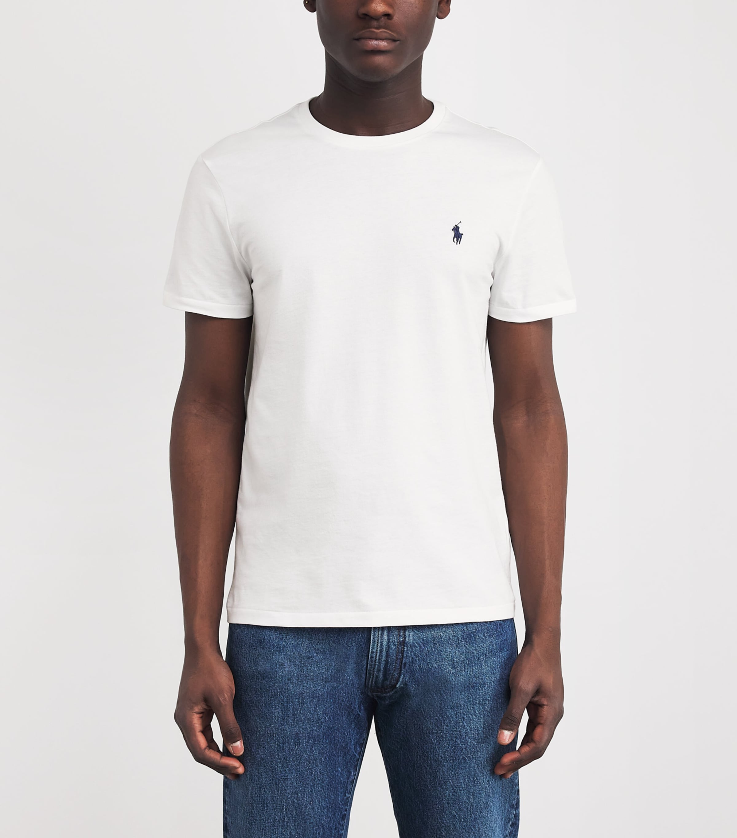 Polo Ralph Lauren Mens Cotton Logo T-Shirt White Image 3