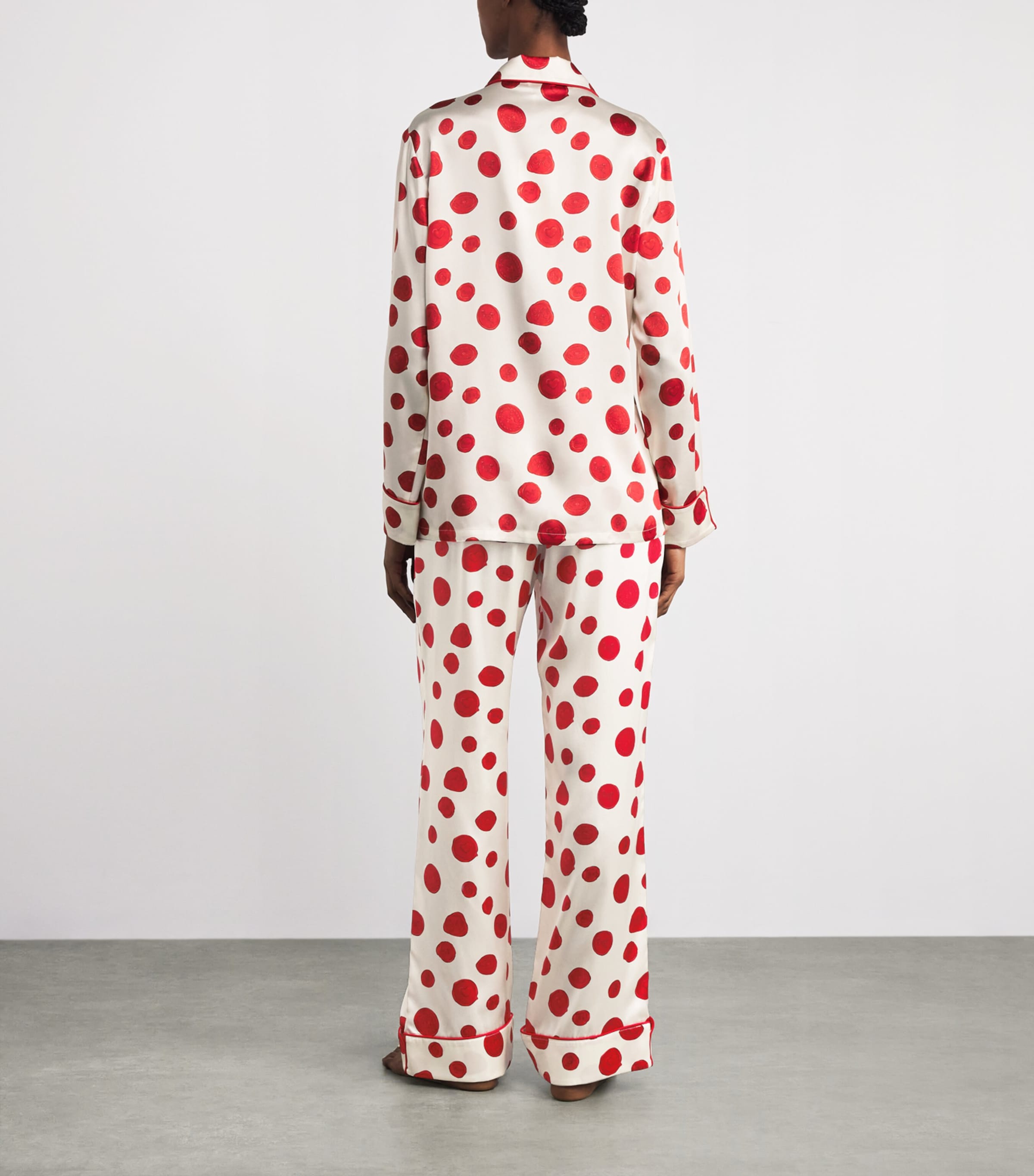 Silk Lila Pyjama Set SONNET Image 3