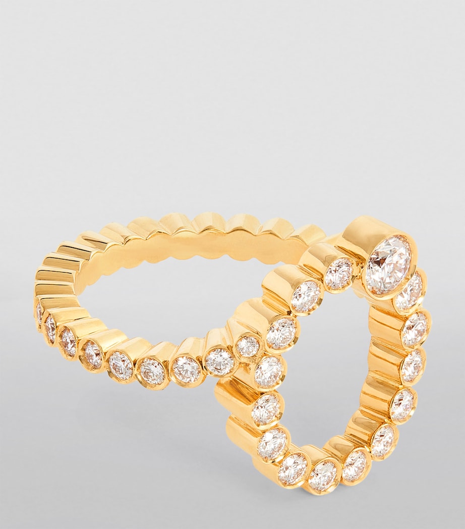 Yellow Gold and Diamond Ensemble ‘O’ Ring YELLOW GOLD Image 3