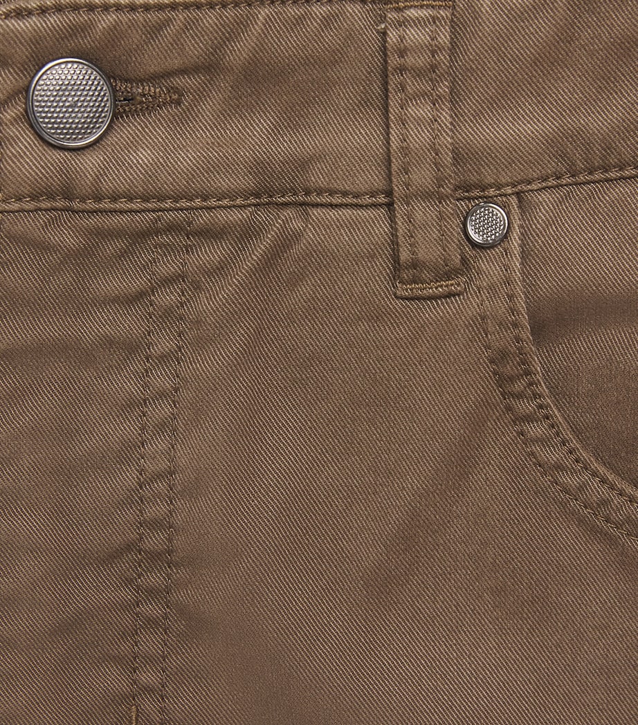 Purdey Mens Cotton-Blend Five-Pocket Trousers Wal Image 6