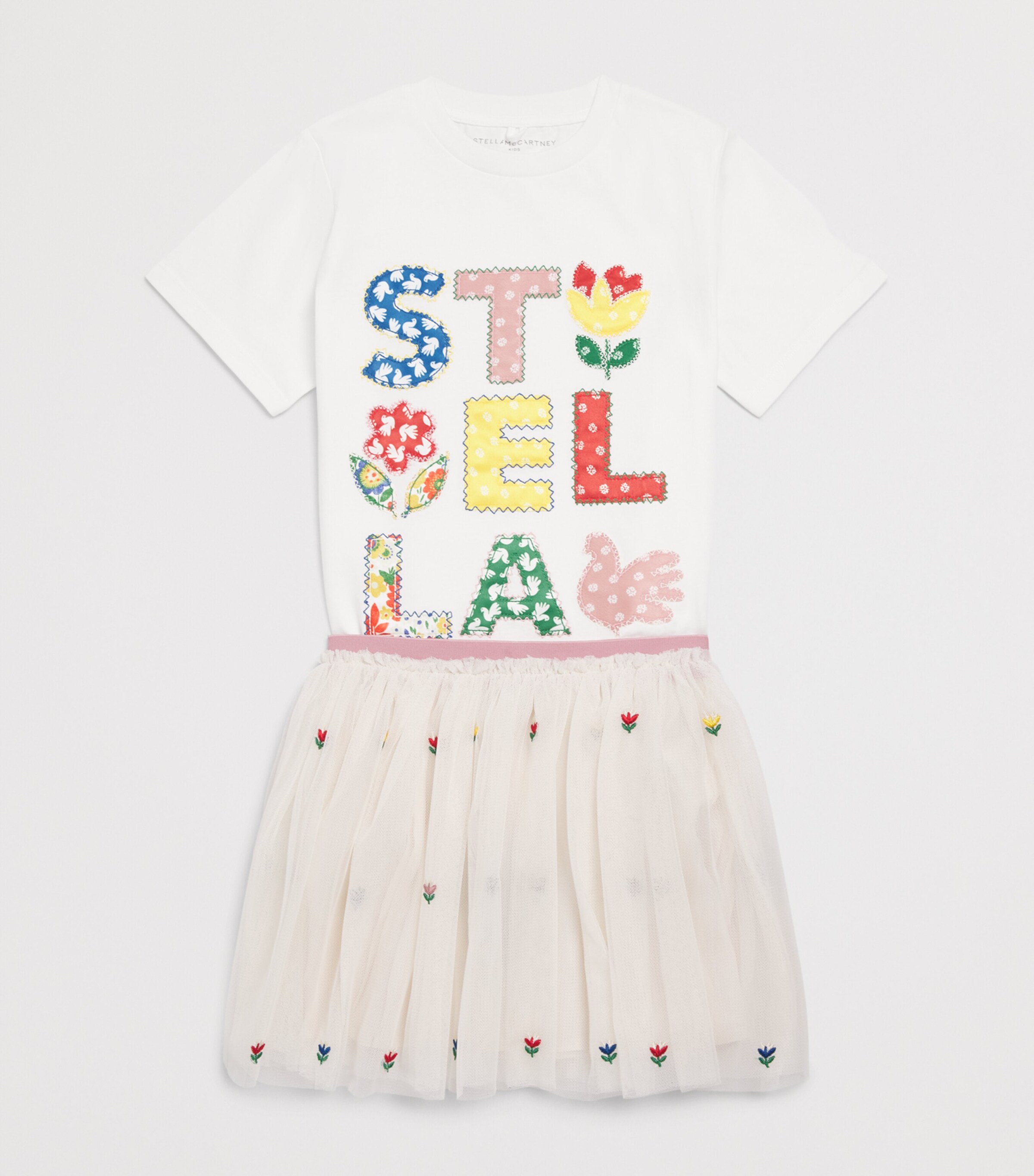 Stella McCartney Kids Tulle Embroidered Skirt (2-12 Years) — foto 3