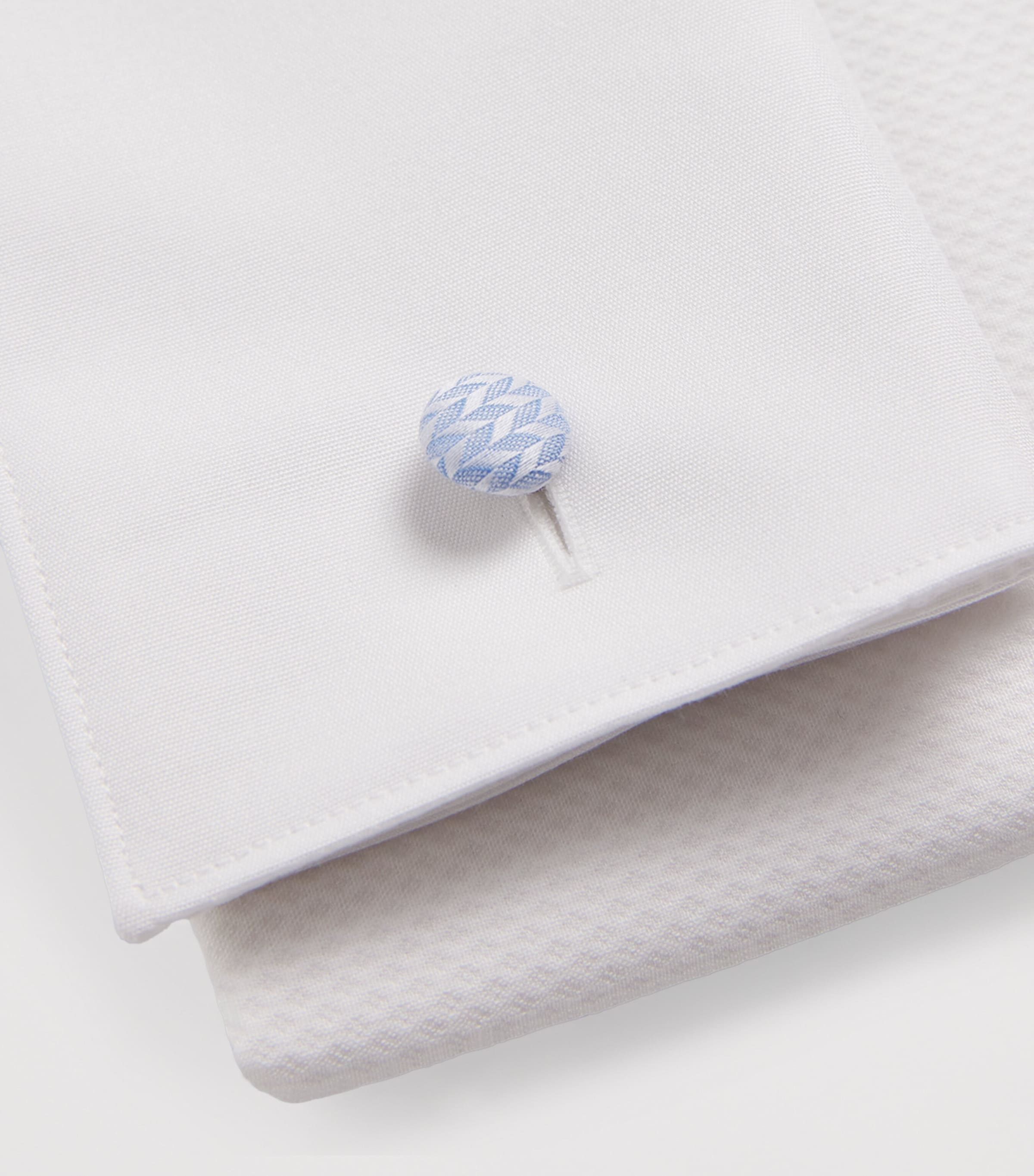 Pique-Front Slim-Fit Shirt 00 WHITE Image 5