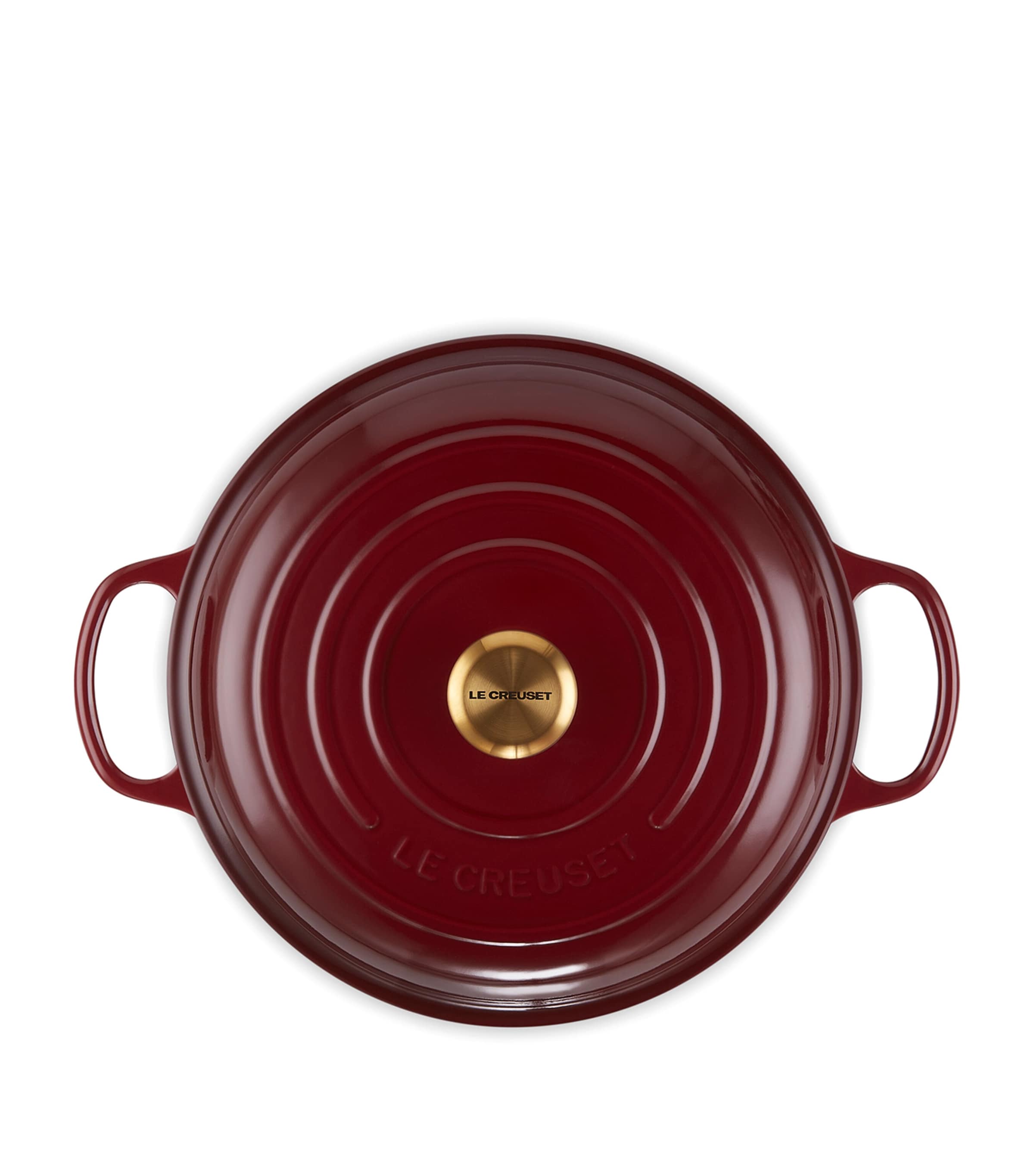 Cast Iron Shallow Casserole Dish (30cm) GARNET Image 2