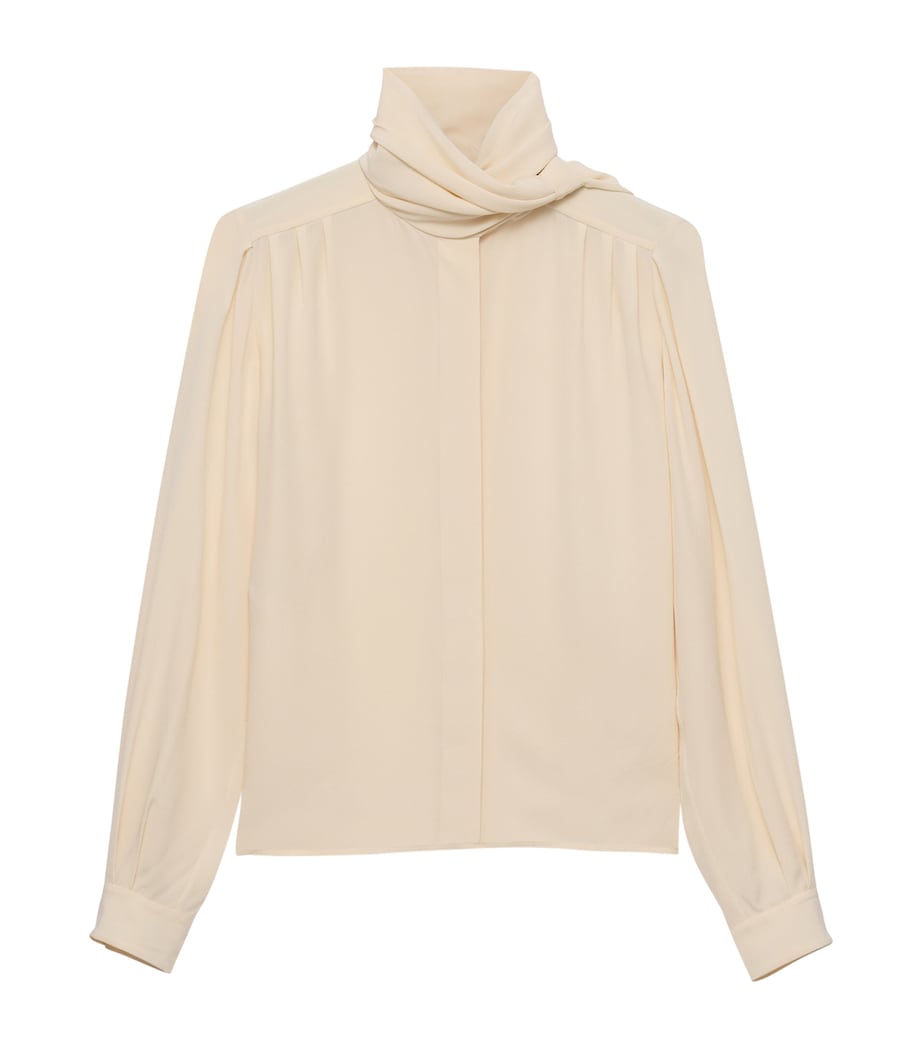 Prada Womens Silk Marocain Shirt Image 1