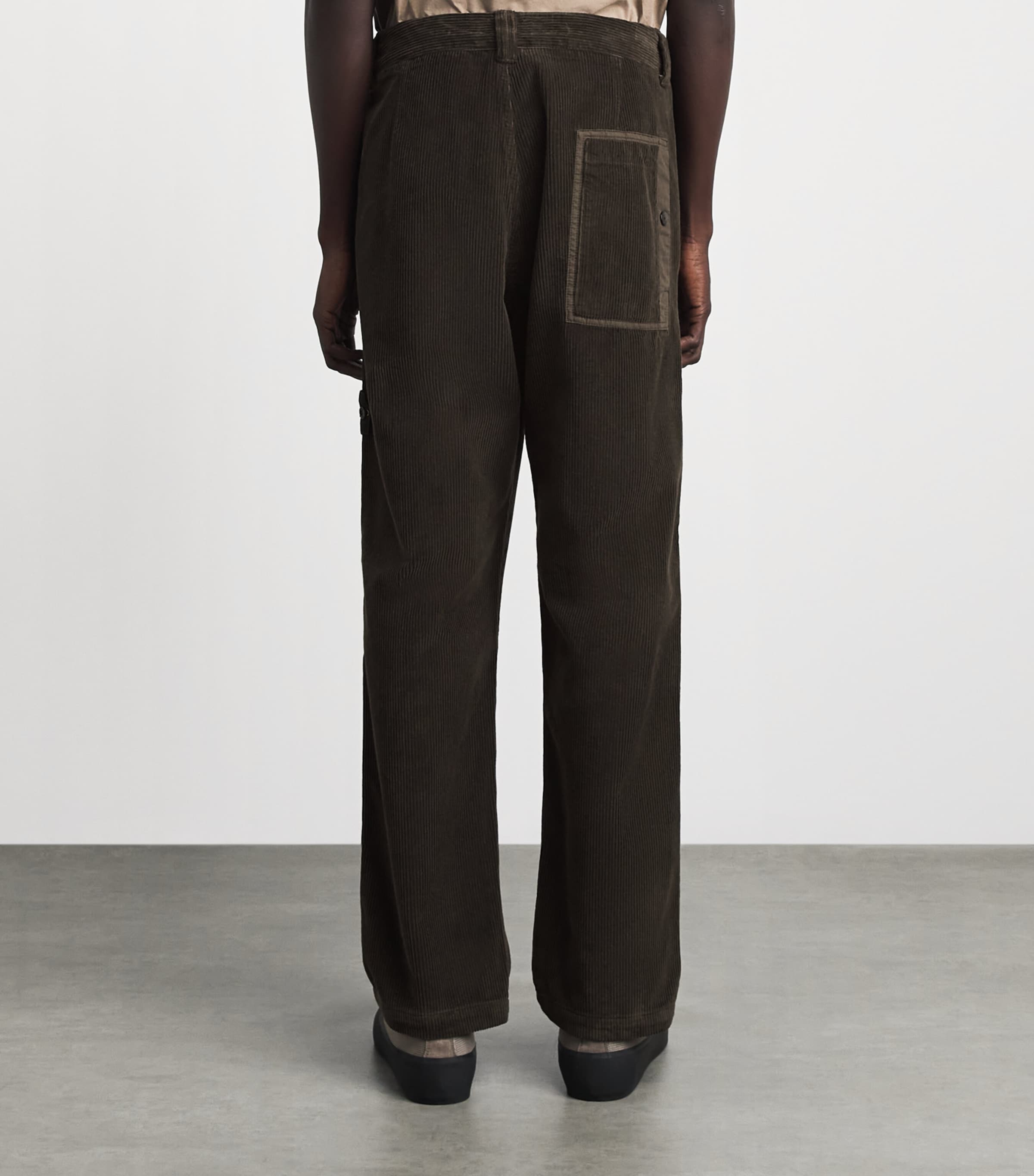 Stone Island Mens Organic Corduroy Trousers Image 5
