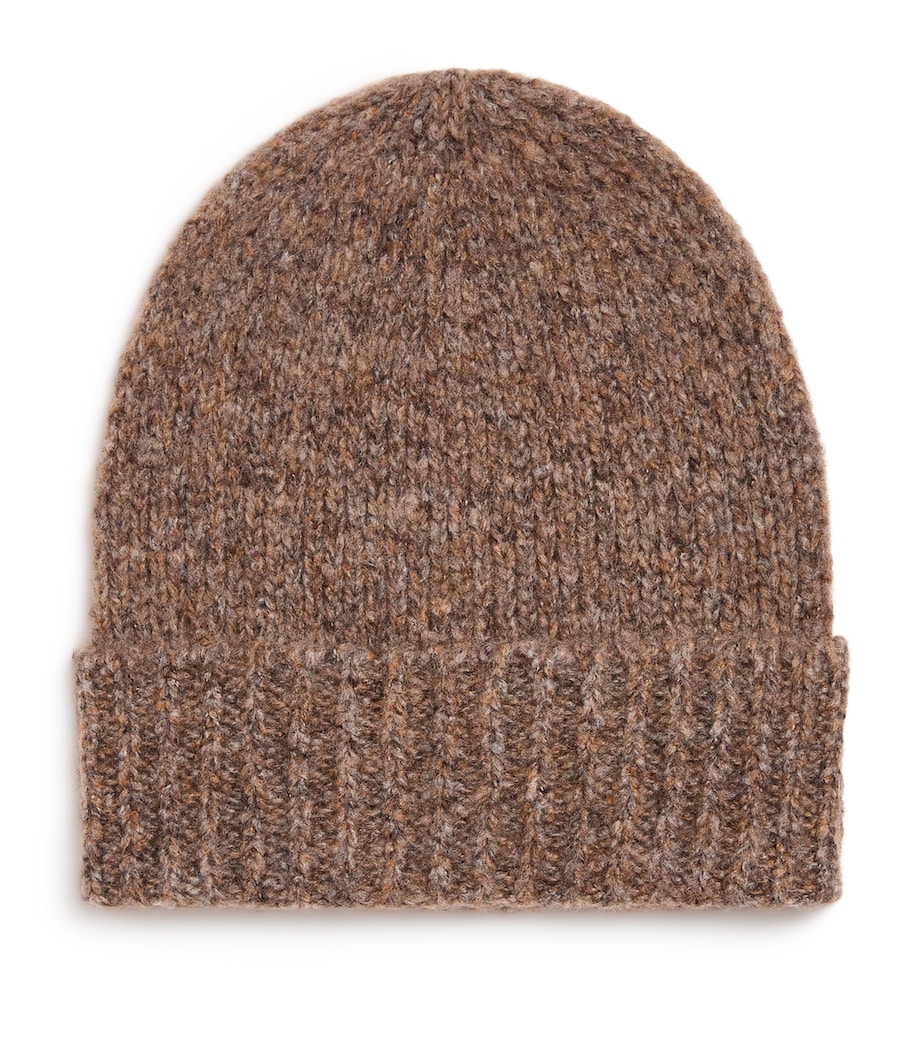Cashmere-Silk Brushed Beanie HB4415 MOLASSES MIX Image 1