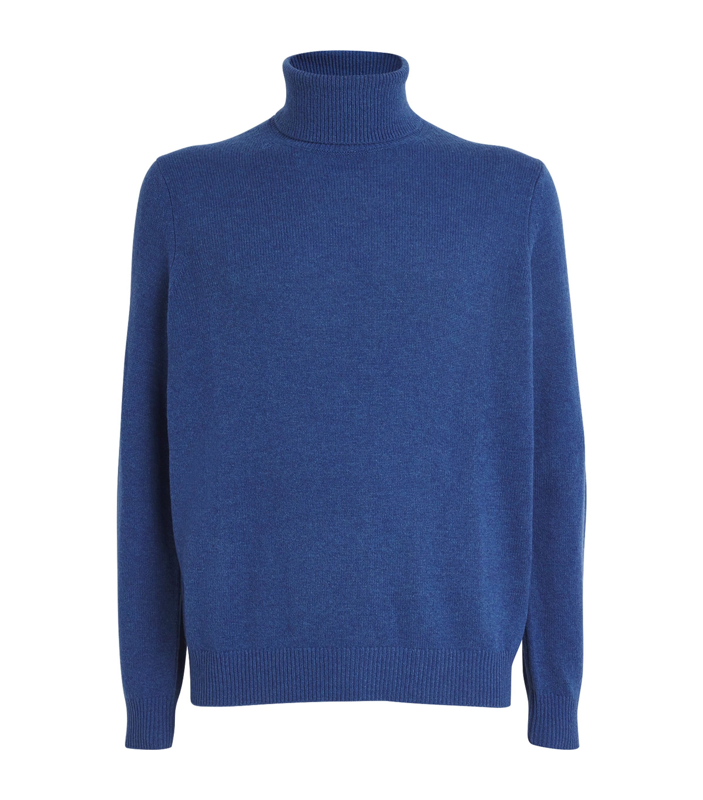 Shop Samsoe & Samsoe Merino Rollneck Sweater In Navy