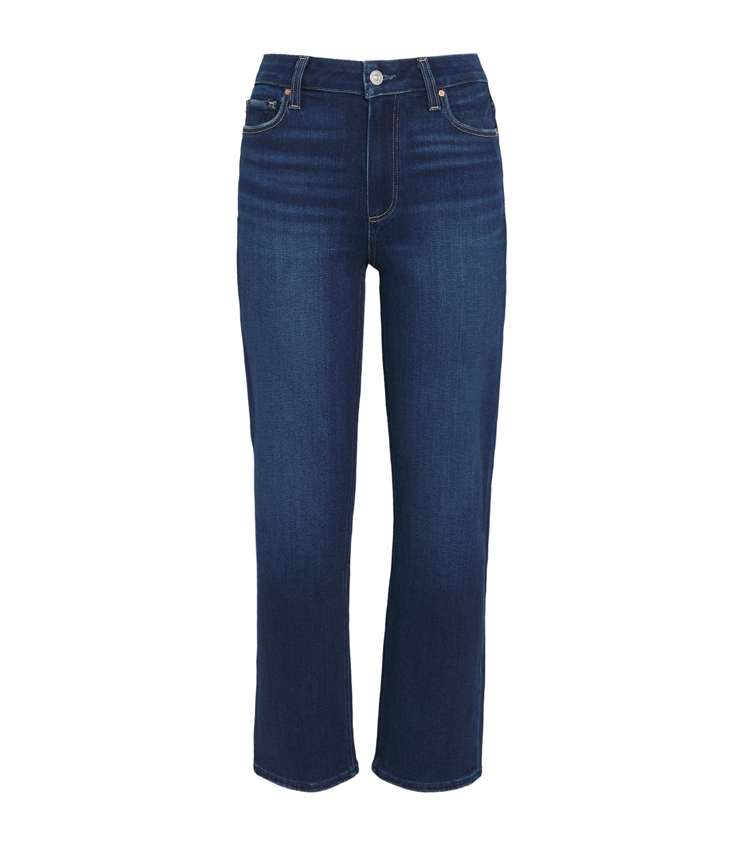 Paige Mason Ankle Straight Jeans In Blue