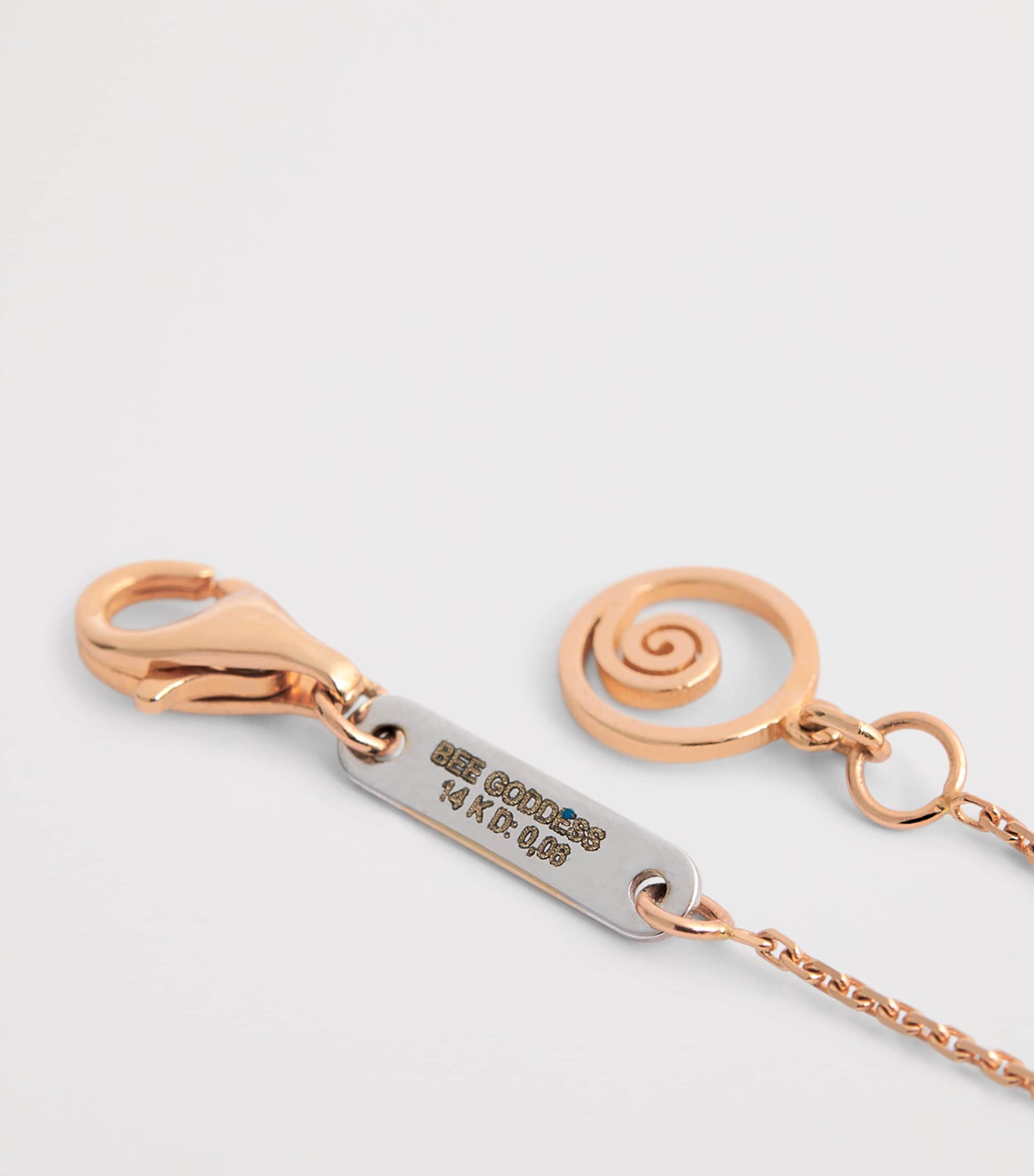 Rose Gold and Diamond Seahorse Bracelet ROSE GOLD Image 4