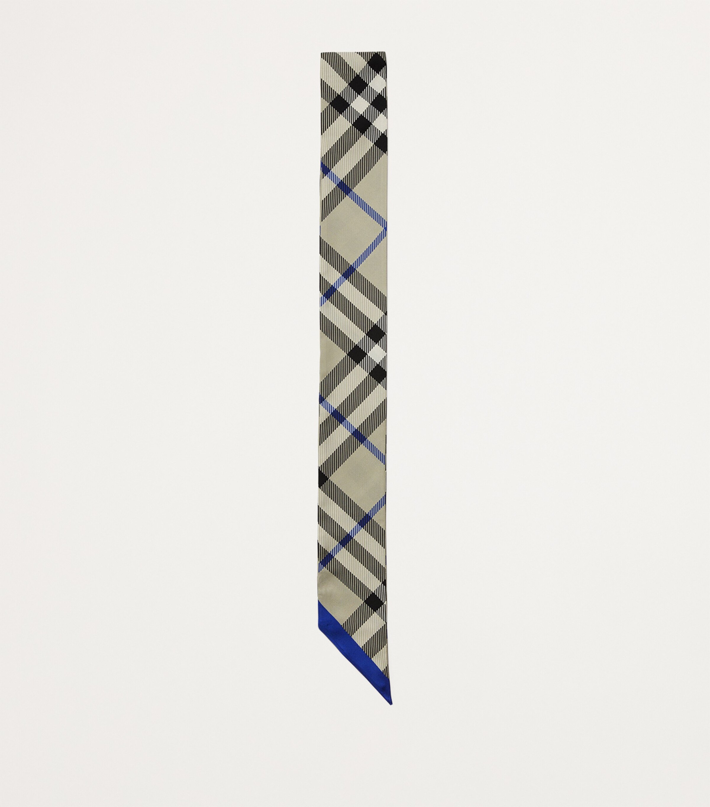 Burberry Silk Check Scarf Lichen Image 2