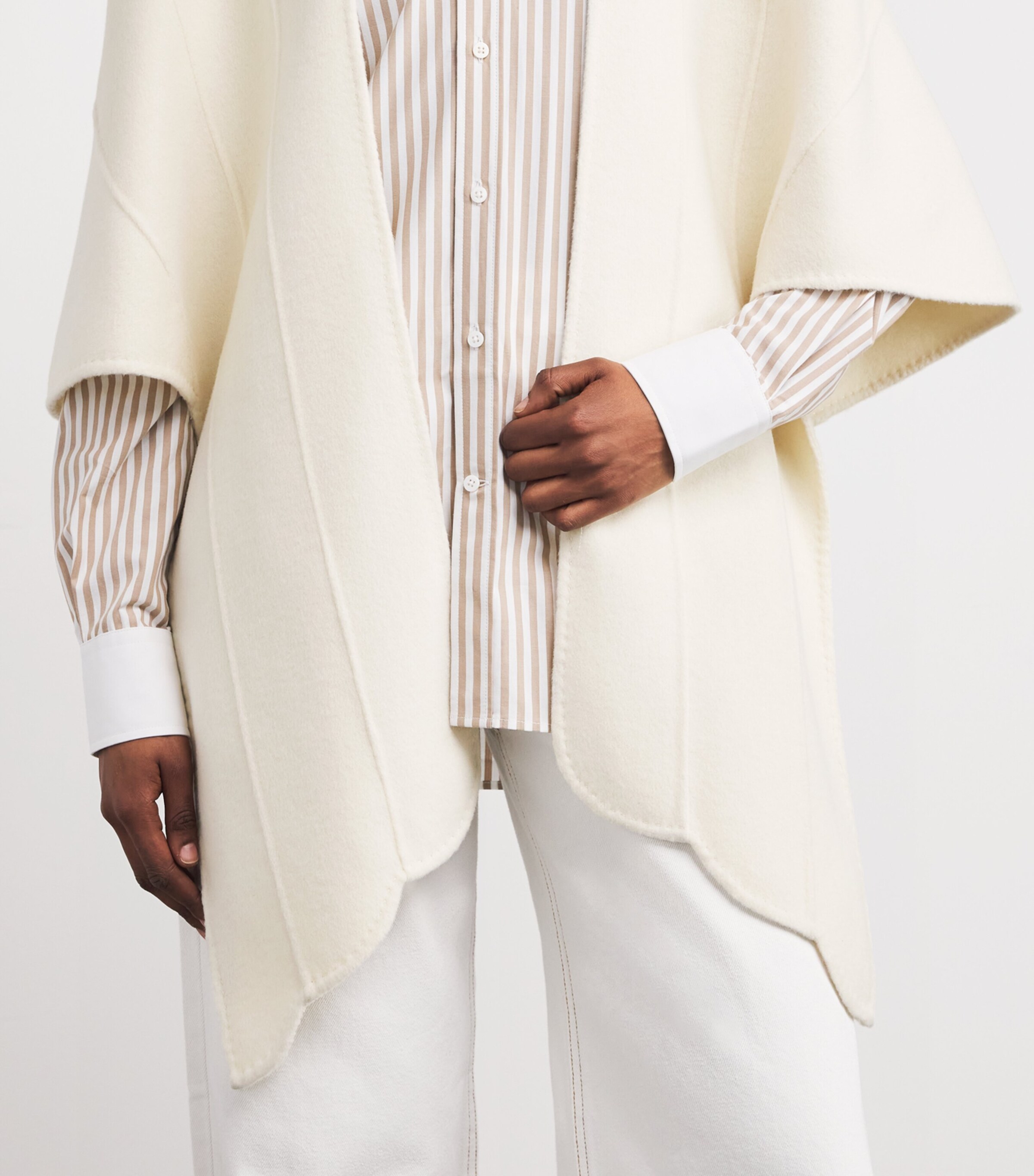 Cashmere Stole PEARL Image 6