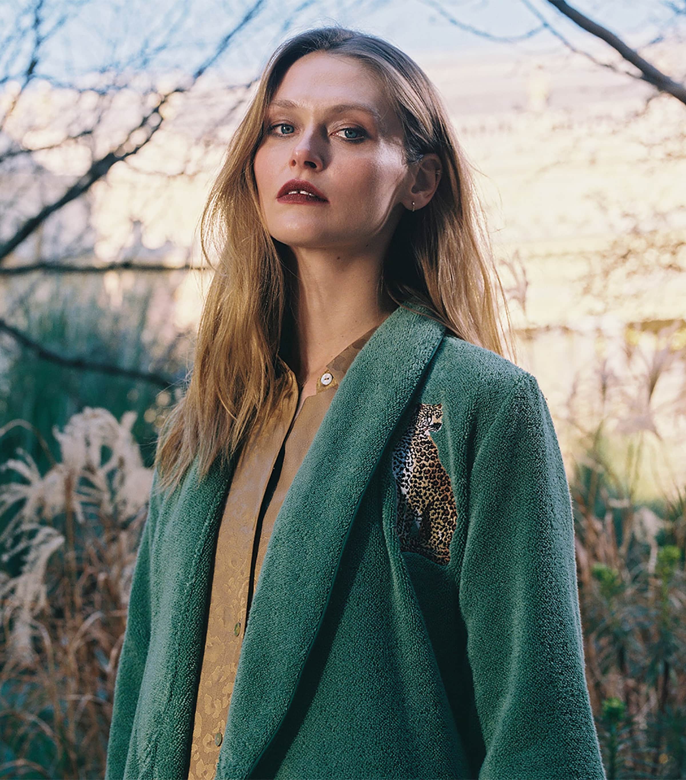 Contes Bathrobe GREEN Image 2