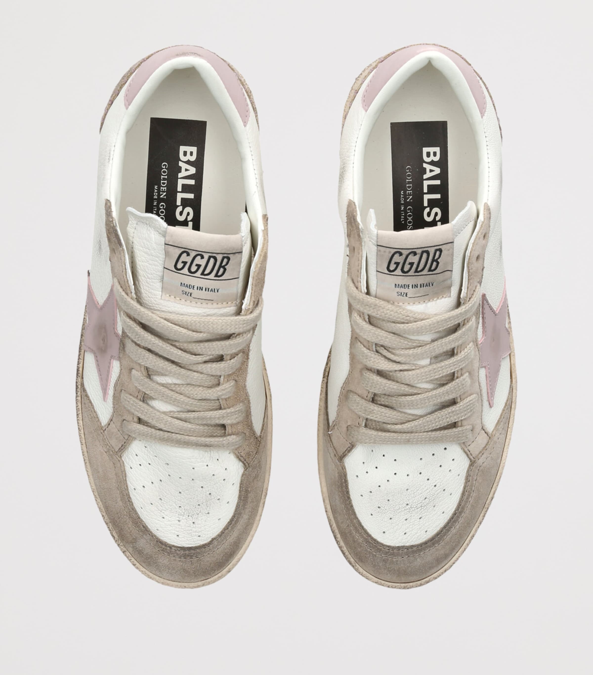 Golden Goose Suede Ball Star Sneakers White/comb Image 4