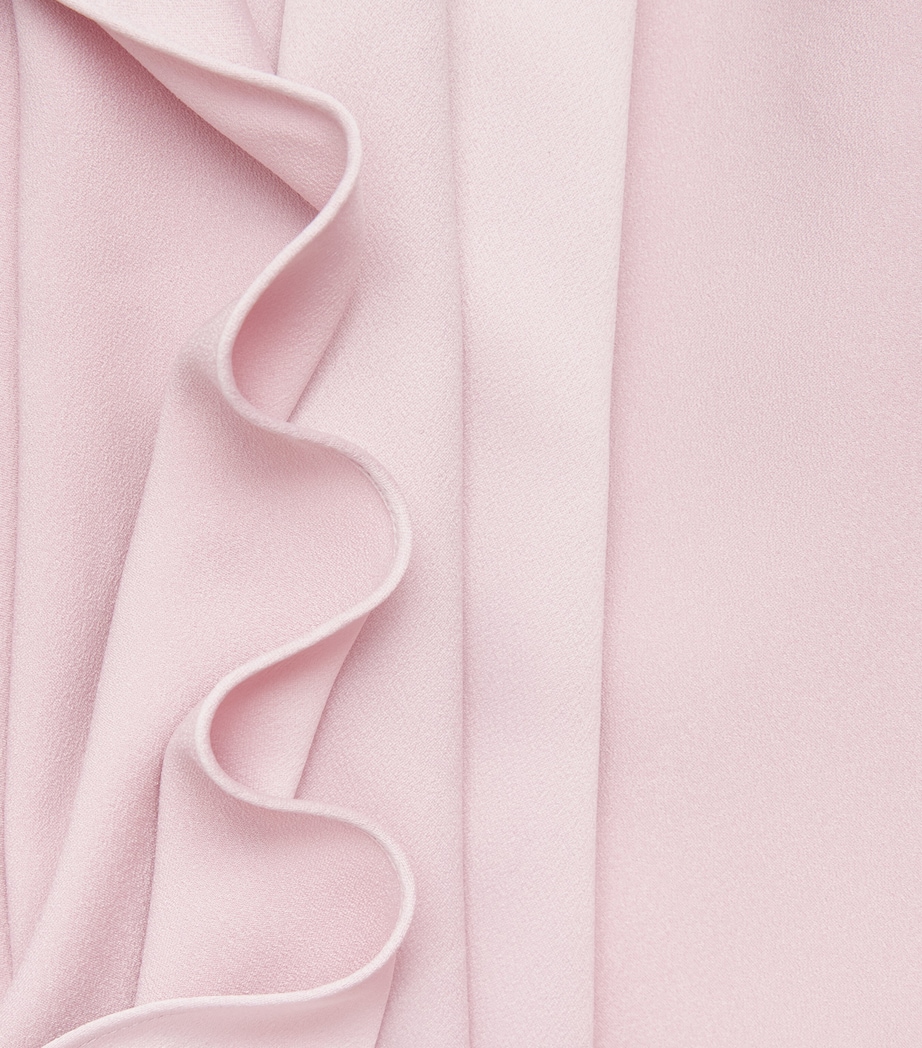 Solace London Womens Draped Cece Gown Petal Pink Image 6