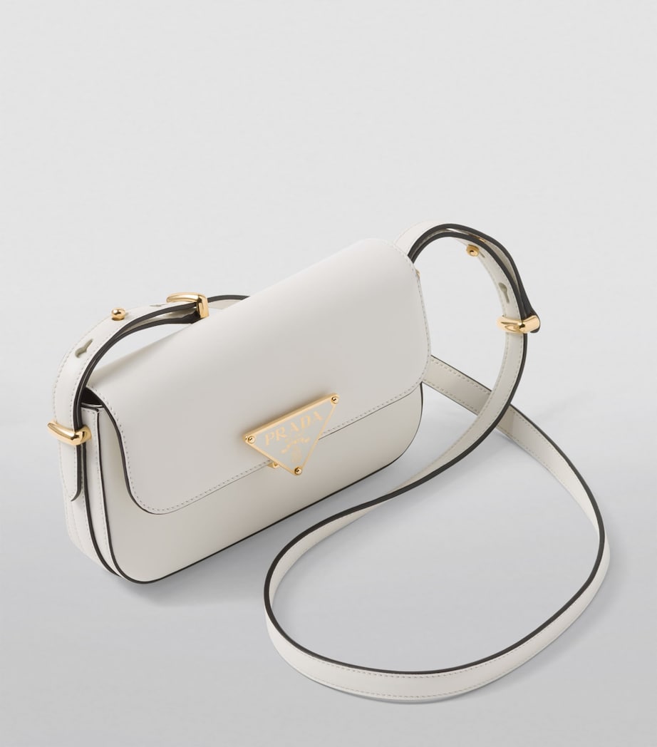 Leather Emblème Shoulder Bag F0PG7 Image 4