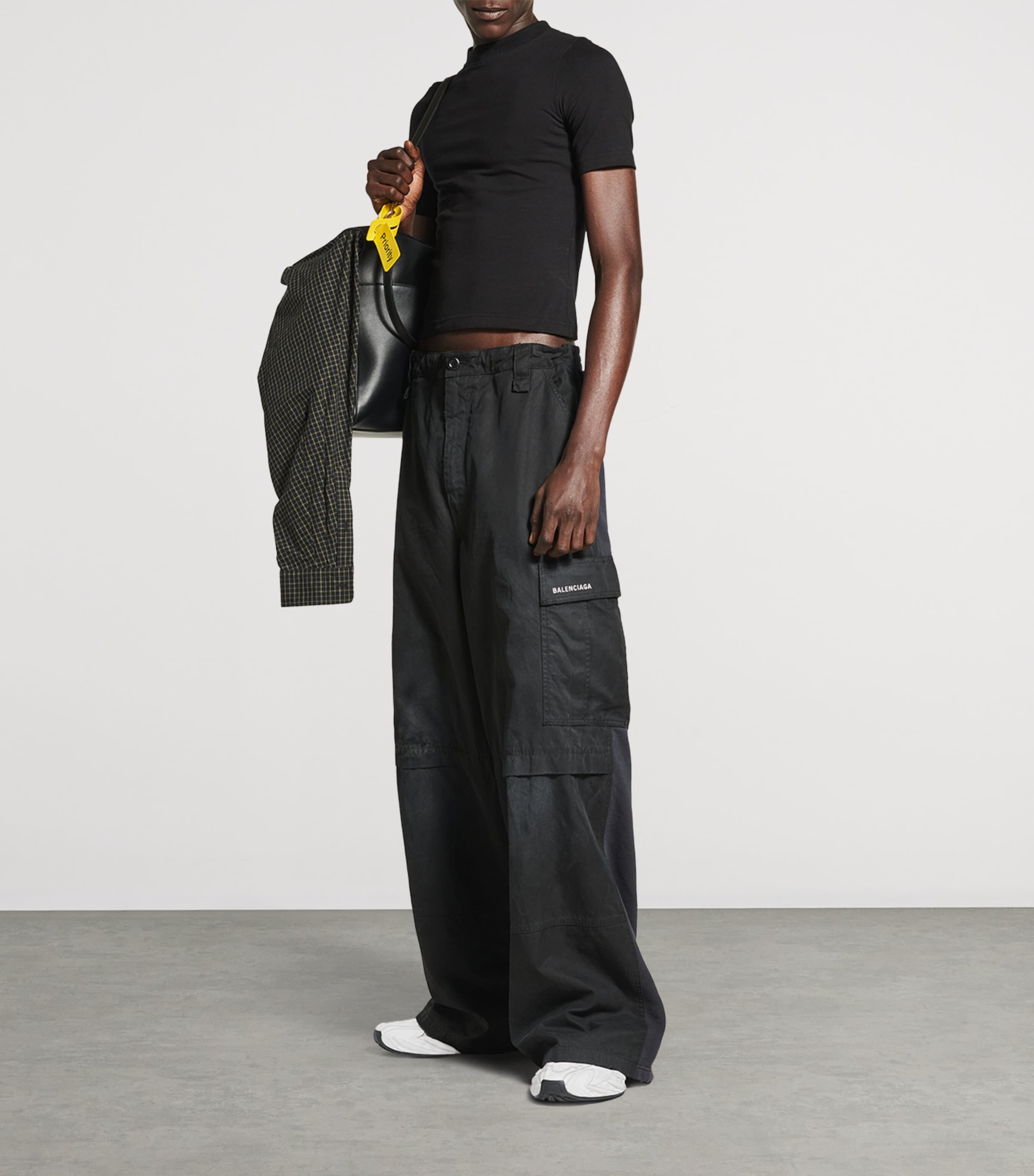 Cotton Distressed Sweatpants 1000 Image 4