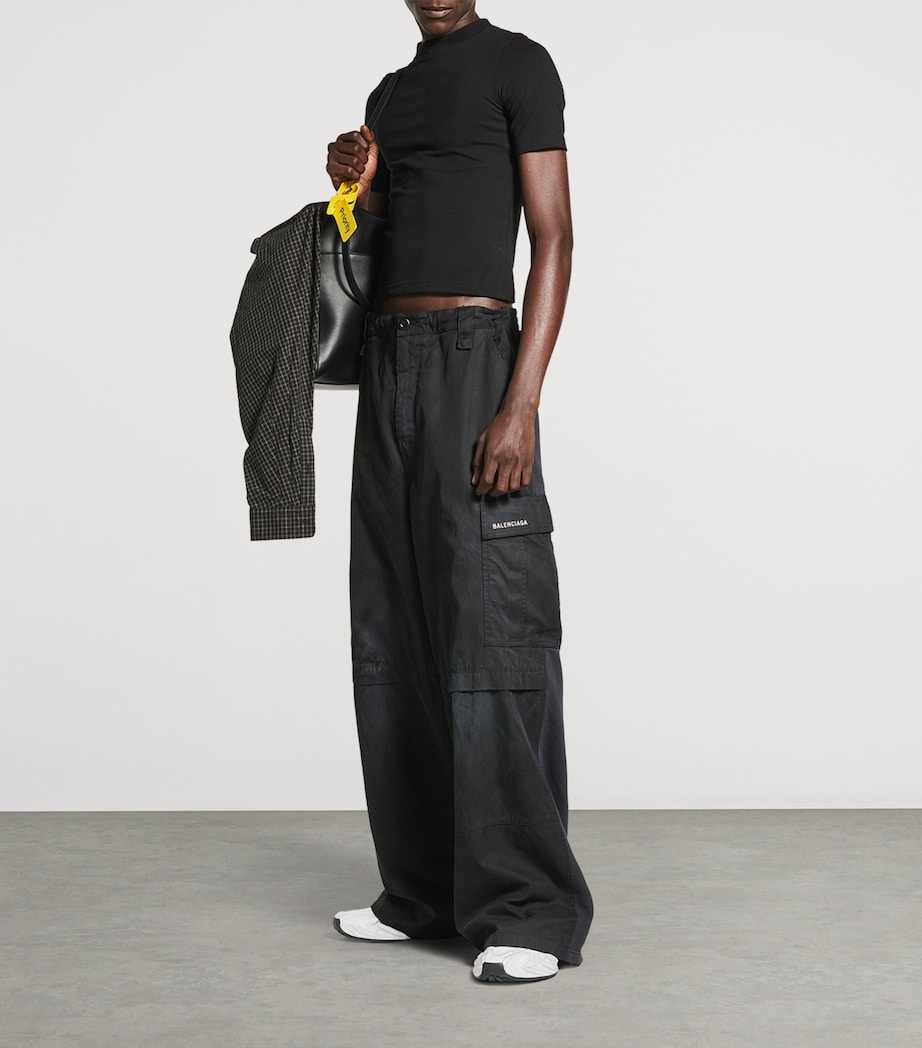 Cotton Distressed Sweatpants 1000 Image 4