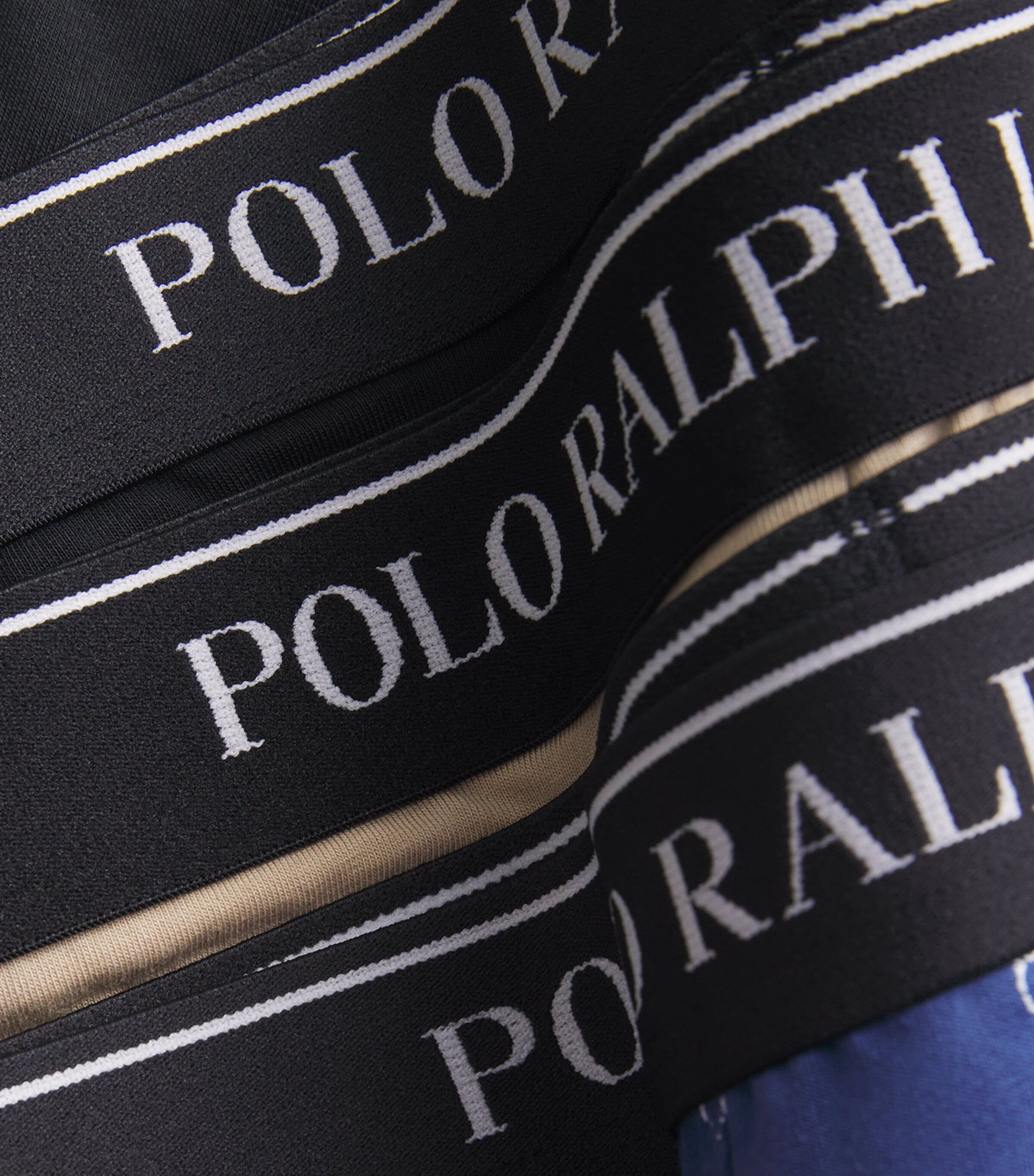 Stretch-Cotton Classic Trunks (Pack of 3) 3PK BLK/CSTL BGE/OLD Image 5