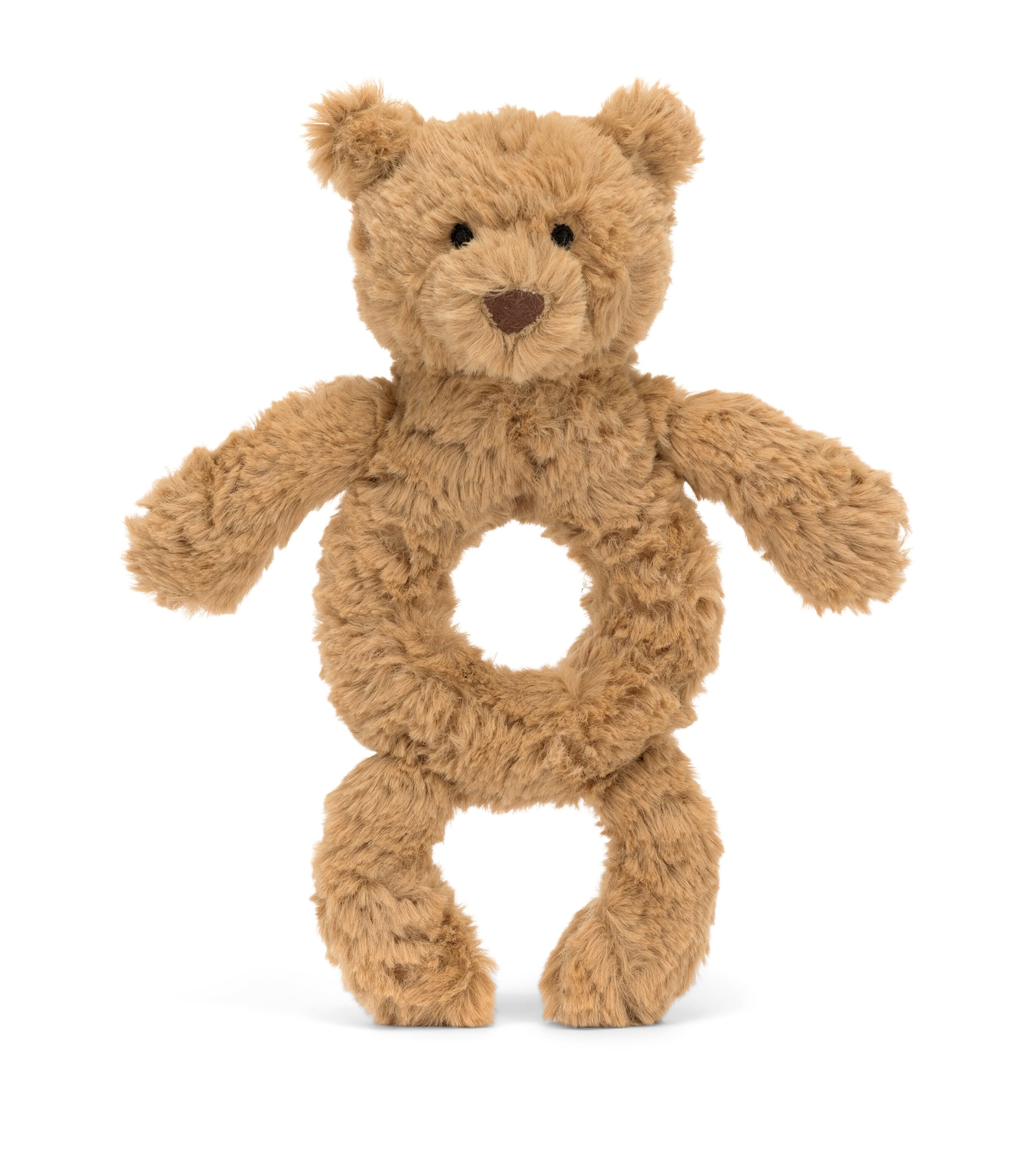 Jellycat Bartholomew Bear Ring Rattle (18cm) Image 2