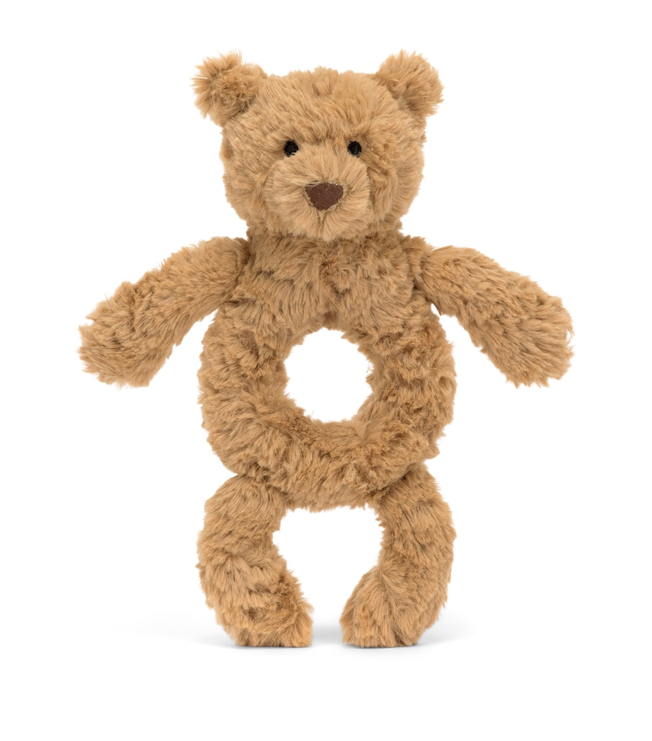 Jellycat Bartholomew Bear Ring Rattle (18cm) Image 2