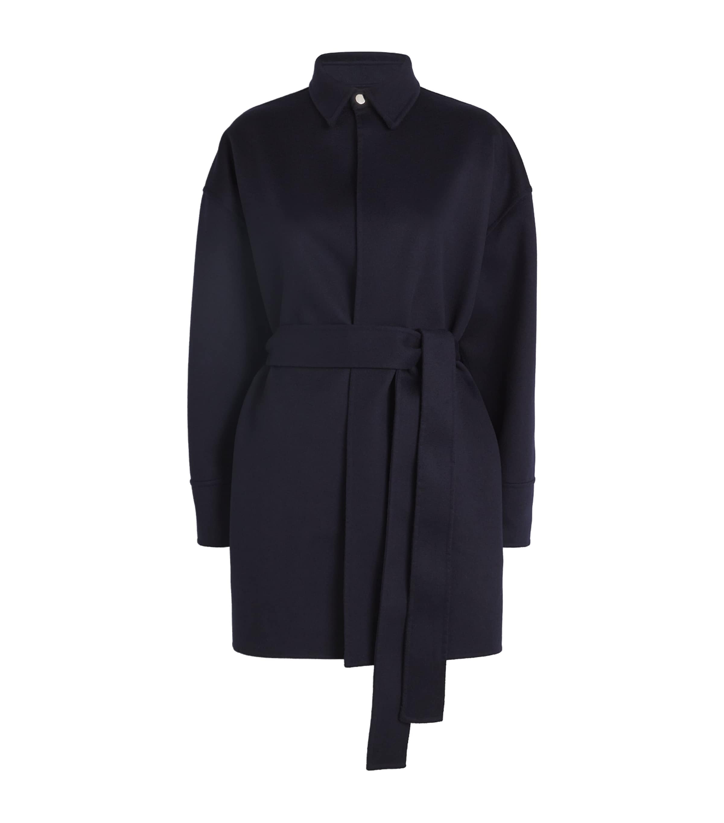 Sa Su Phi Wool-cashmere Valentina Coat In Navy