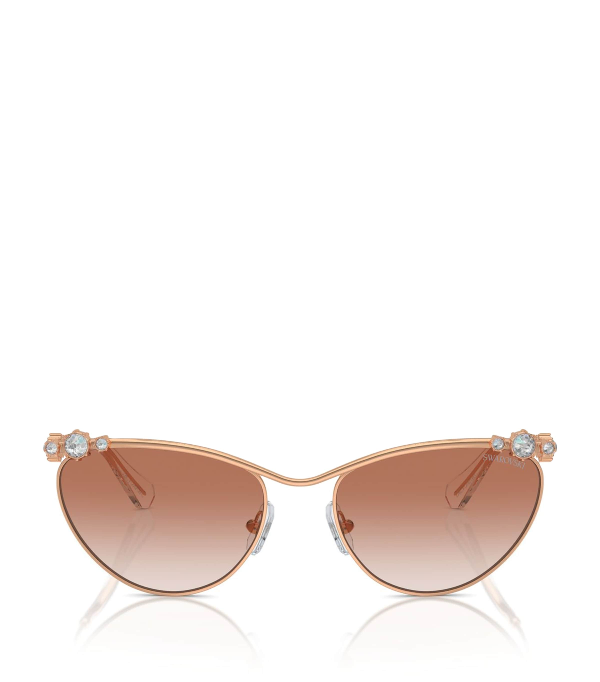 Swarovski Metal Sk7017 Sunglasses In Gold