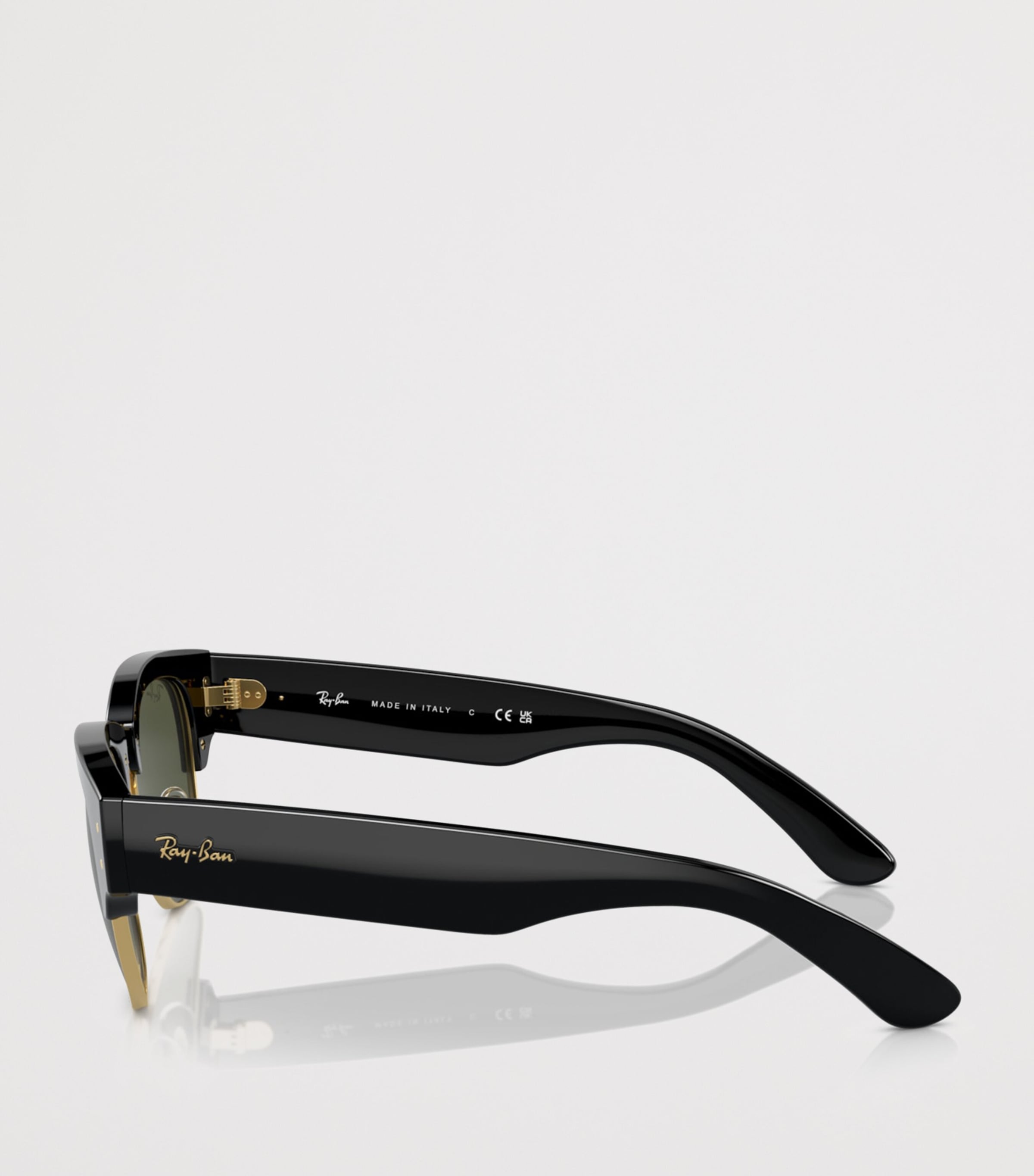 Ray-Ban Mega Clubmaster Square Sunglasses Black Image 3
