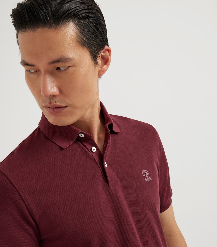 Cotton Logo Polo Shirt COA16 Image 6