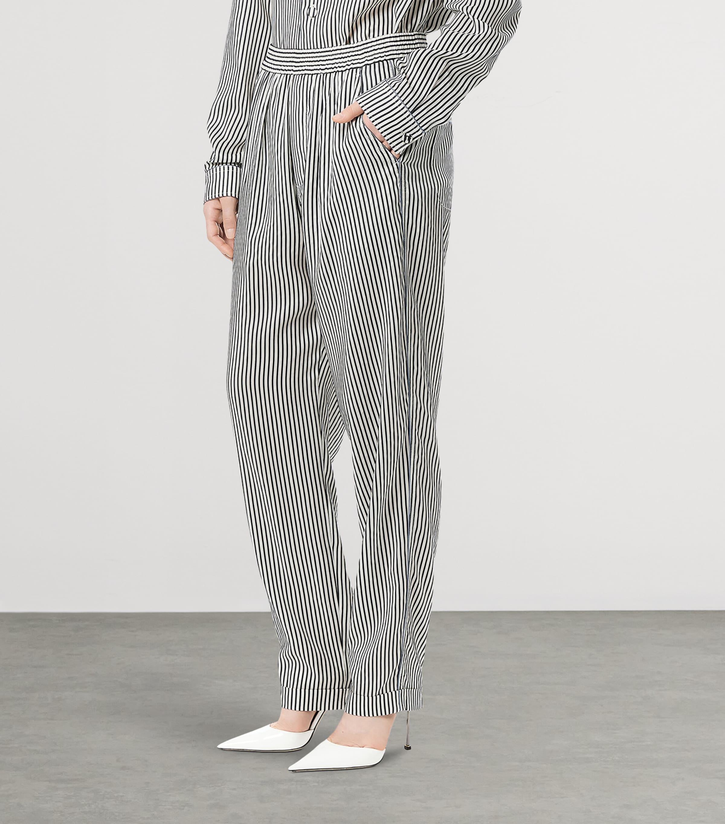 TOM FORD Womens Silk Striped Trousers Nwa Image 3